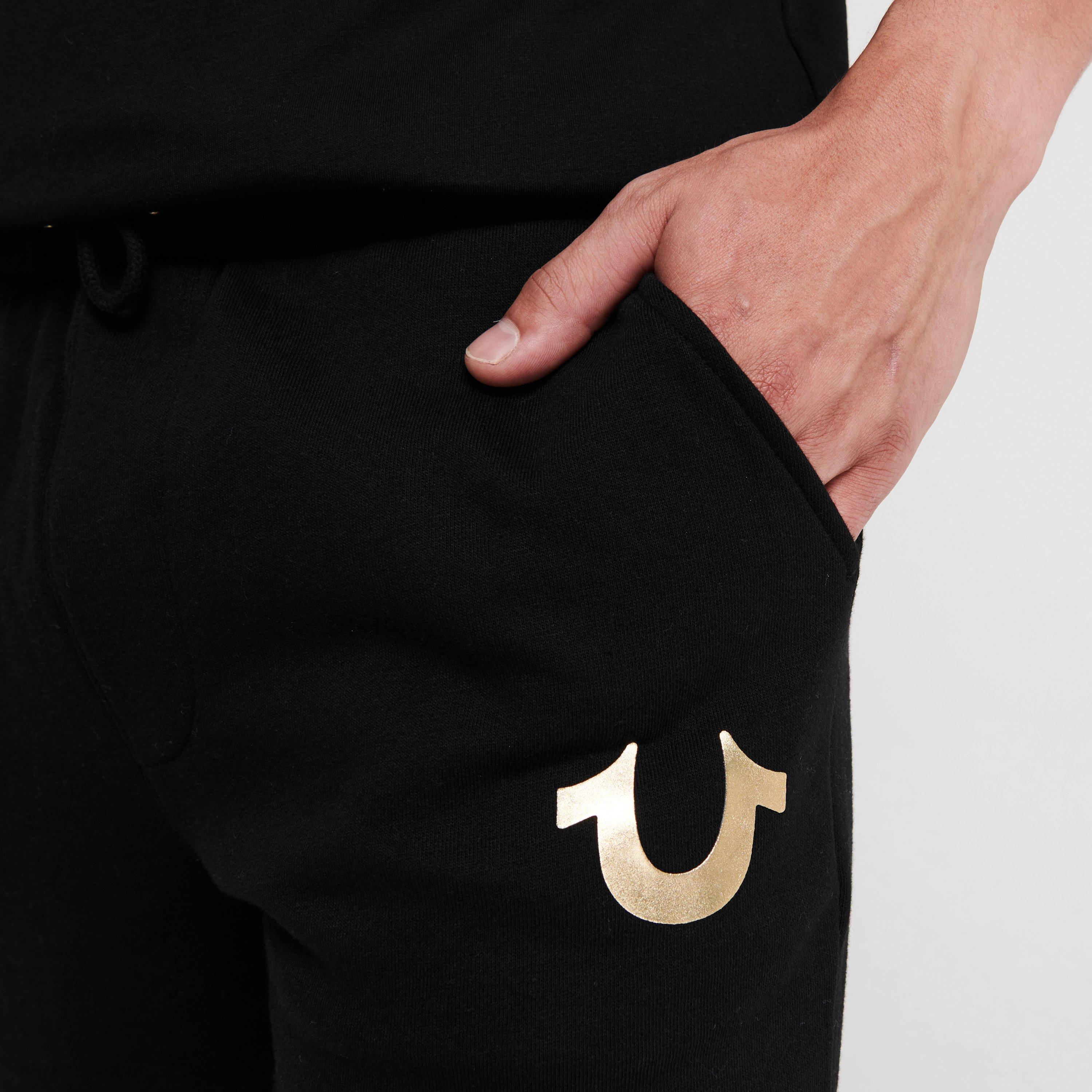 Black - True Religion - Buddha Jogging Pants - 4