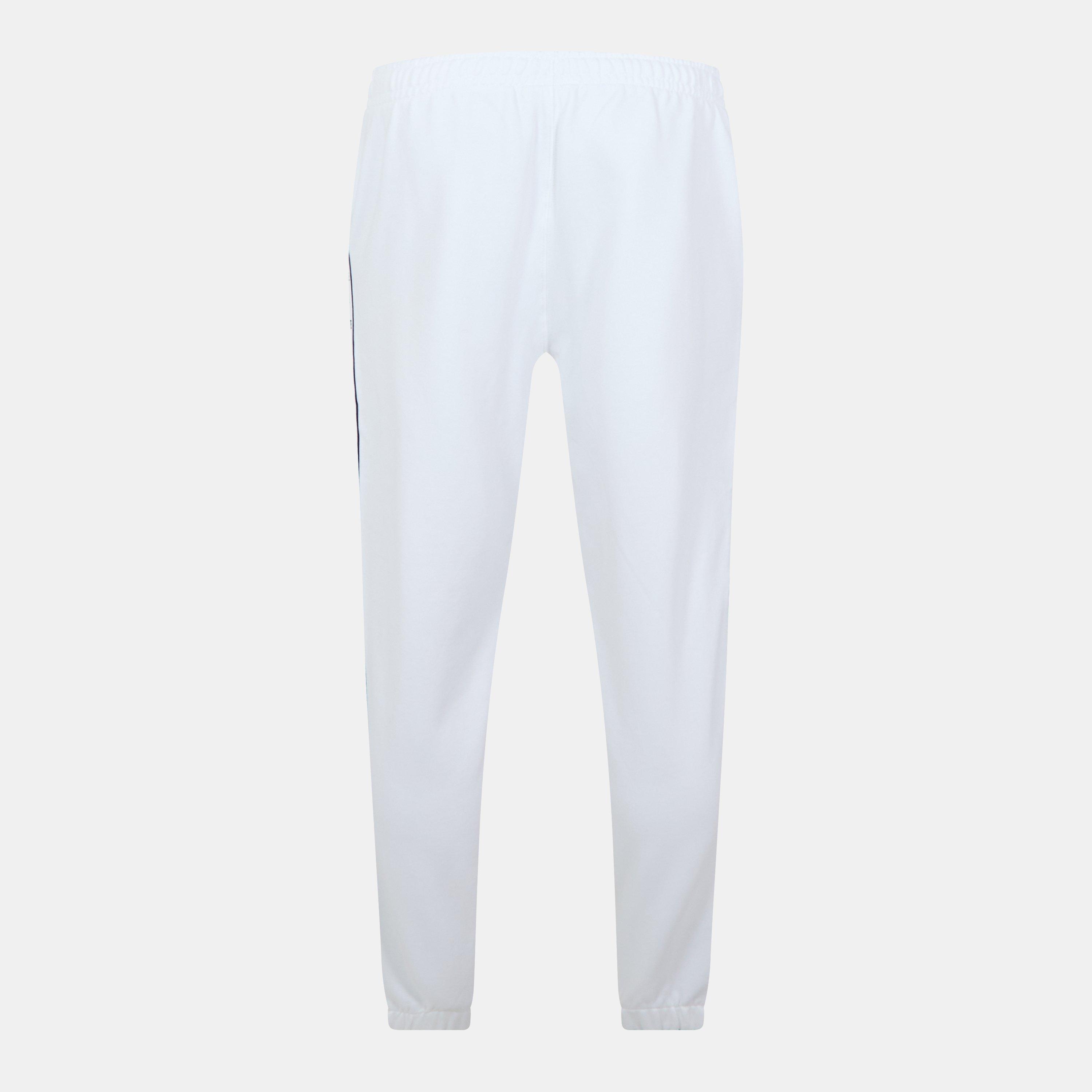 White - Lacoste - Men's Logo Fleece Joggers - 2