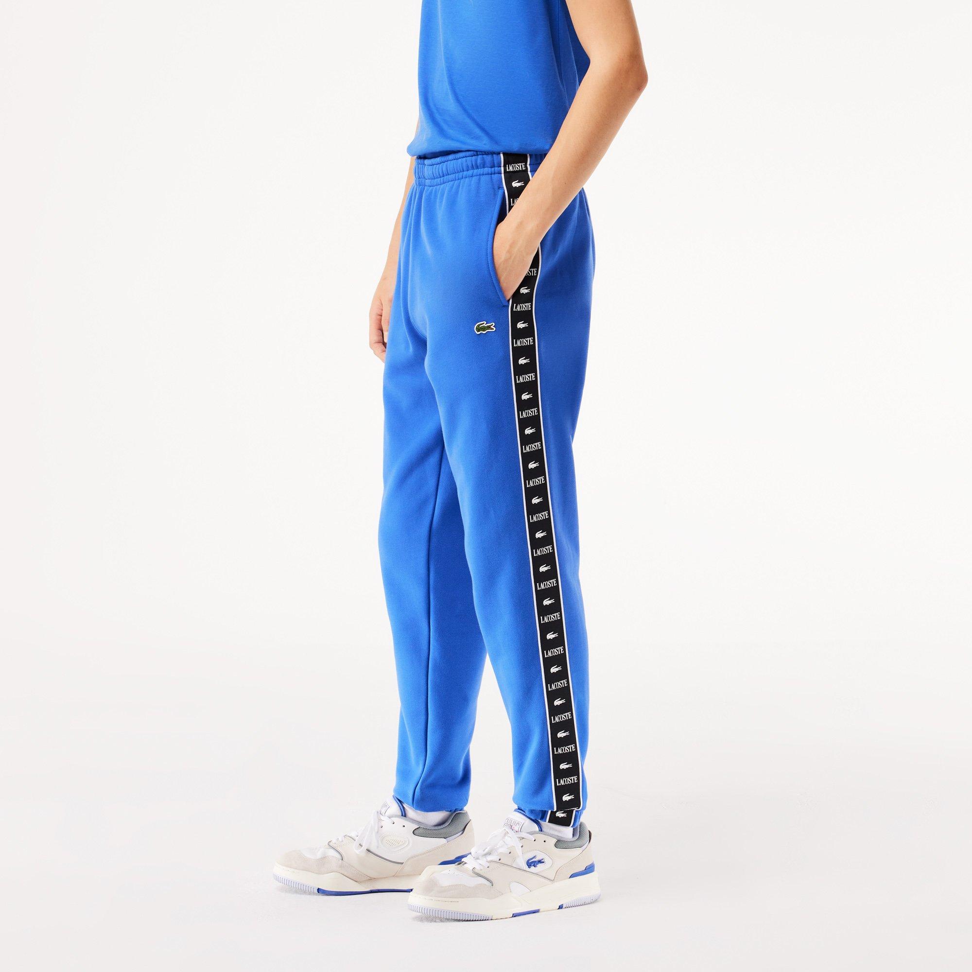 Ladigue - Lacoste - Men's Logo Closed Hem Fleece Joggers - 4