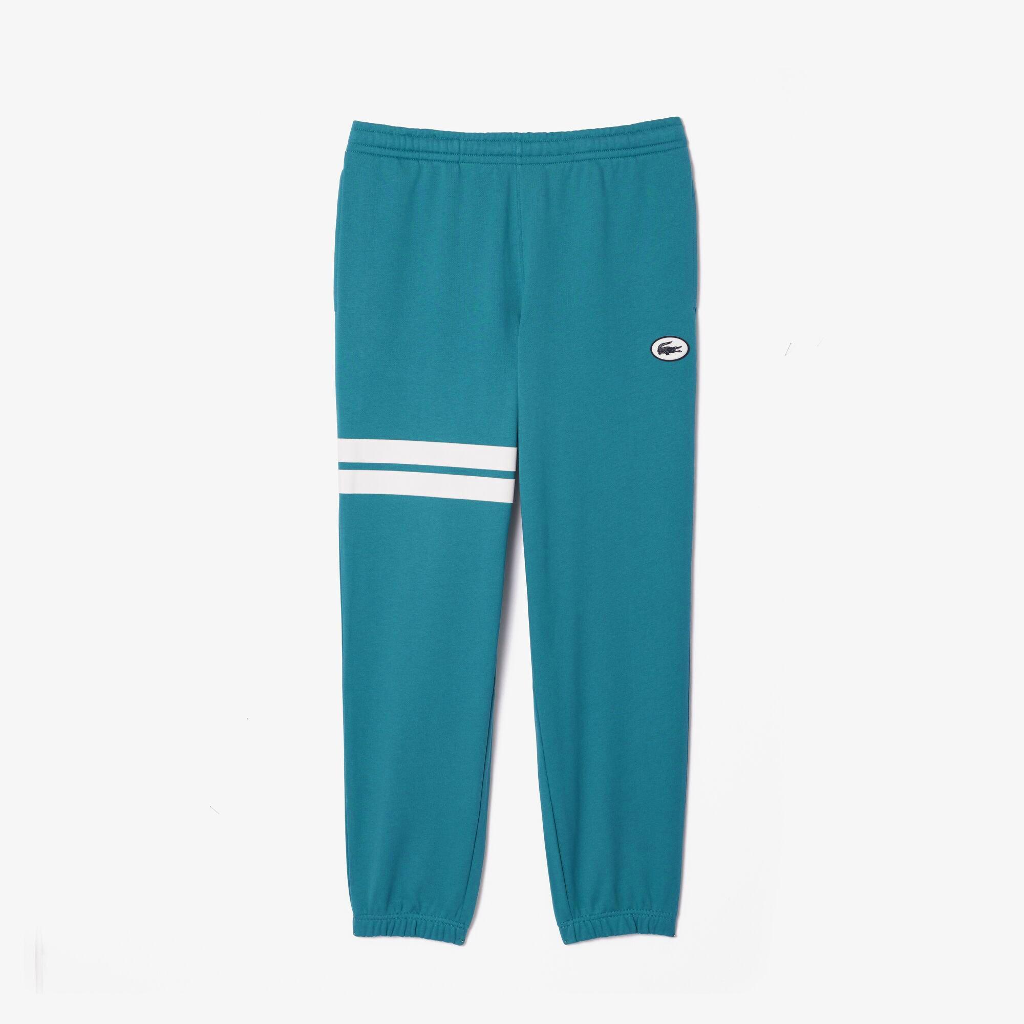 Lacoste Men's Logo Closed Hem Fleece Joggers - Hydro - XS
