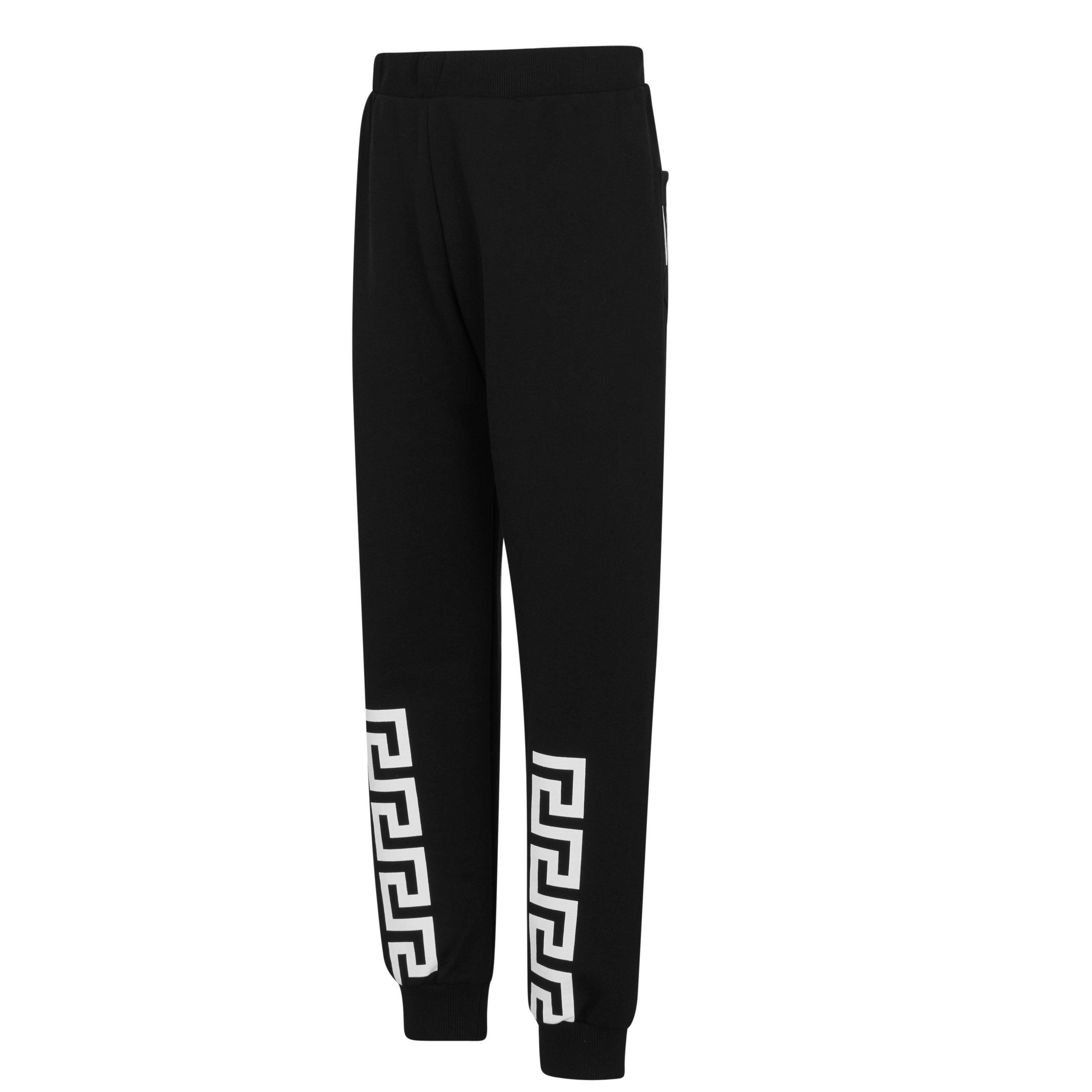 Black 2B020 - Versace - Boy's Greca Joggers - 3
