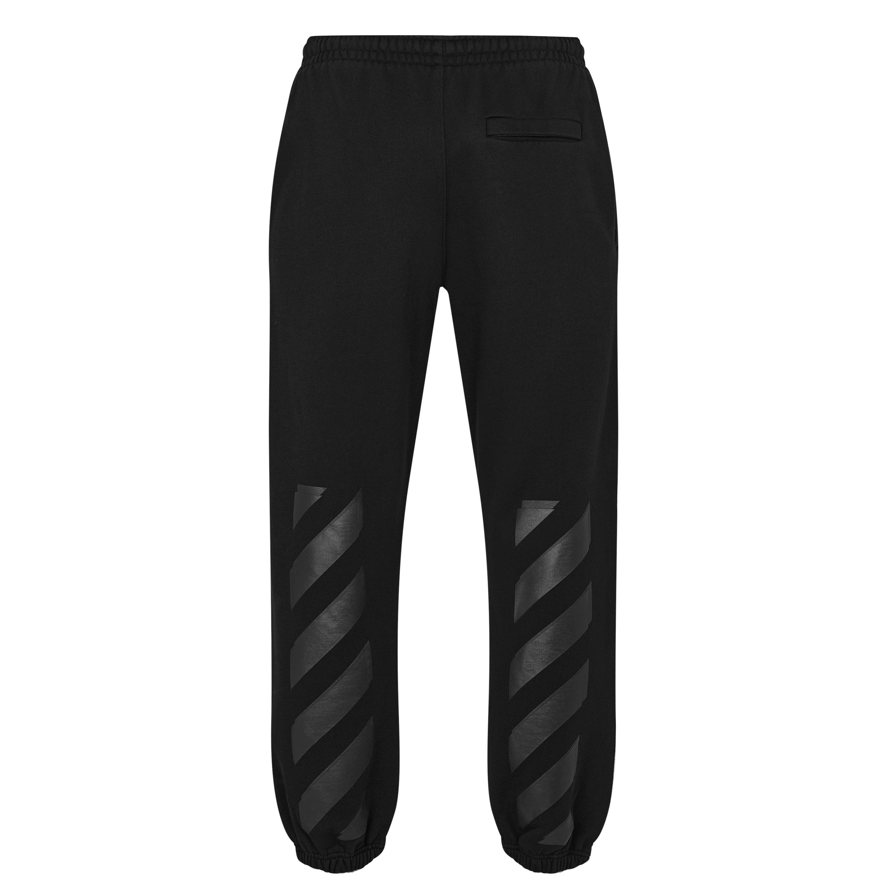 Black 1010 - Off White - Men's Tab Jogger with Elasticated Waistband - 2