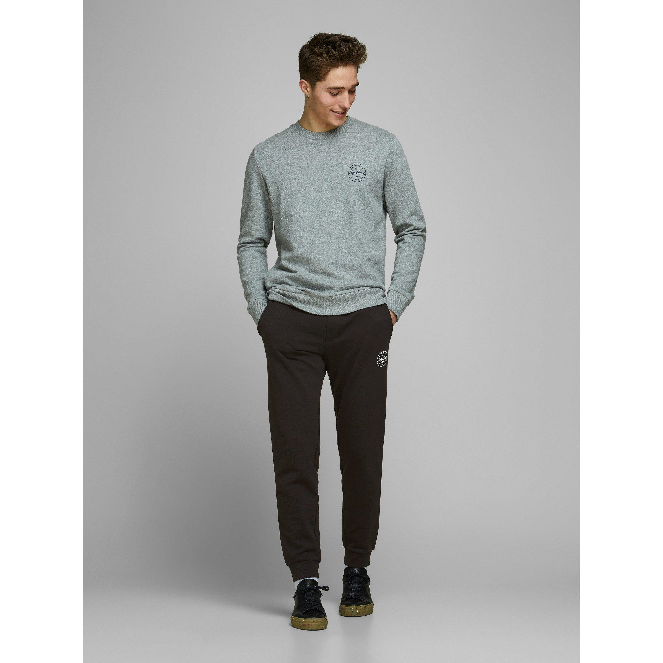 Zwart - Jack and Jones - Gordon Shark Jogging Bottoms - 3