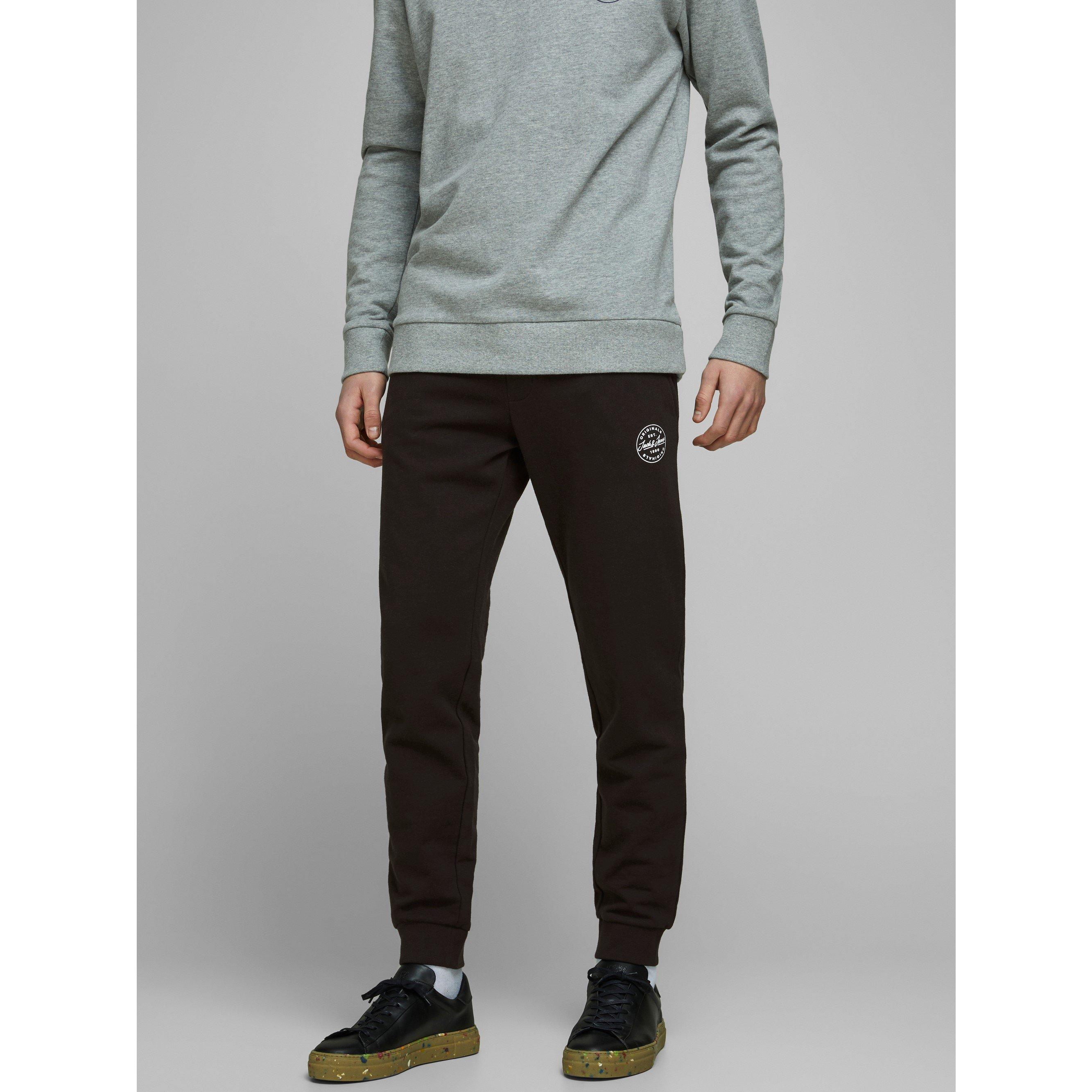 Zwart - Jack and Jones - Gordon Shark Jogging Bottoms - 5