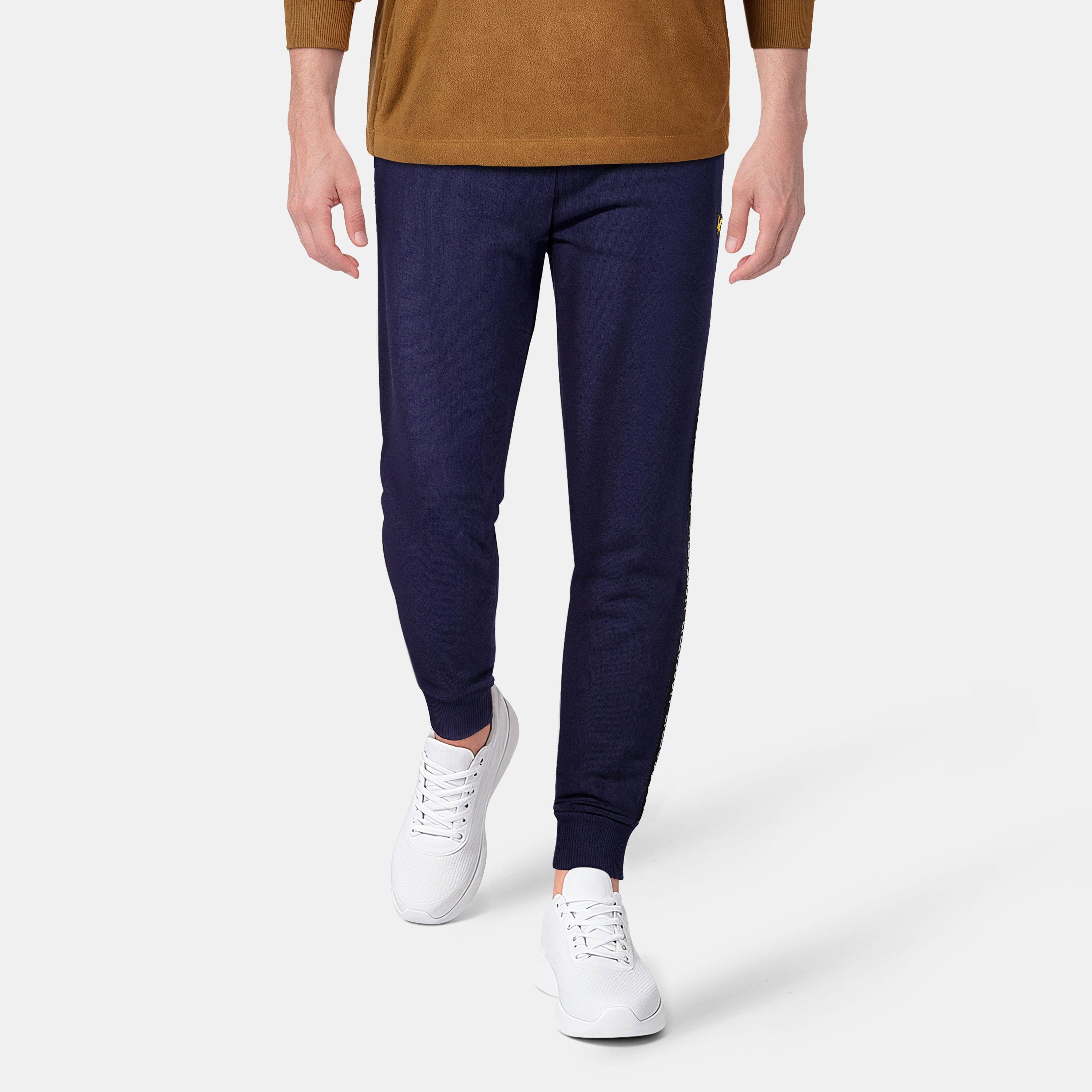 Marineblå Z99 - Lyle and Scott - Tape Jogging Bottoms - 3