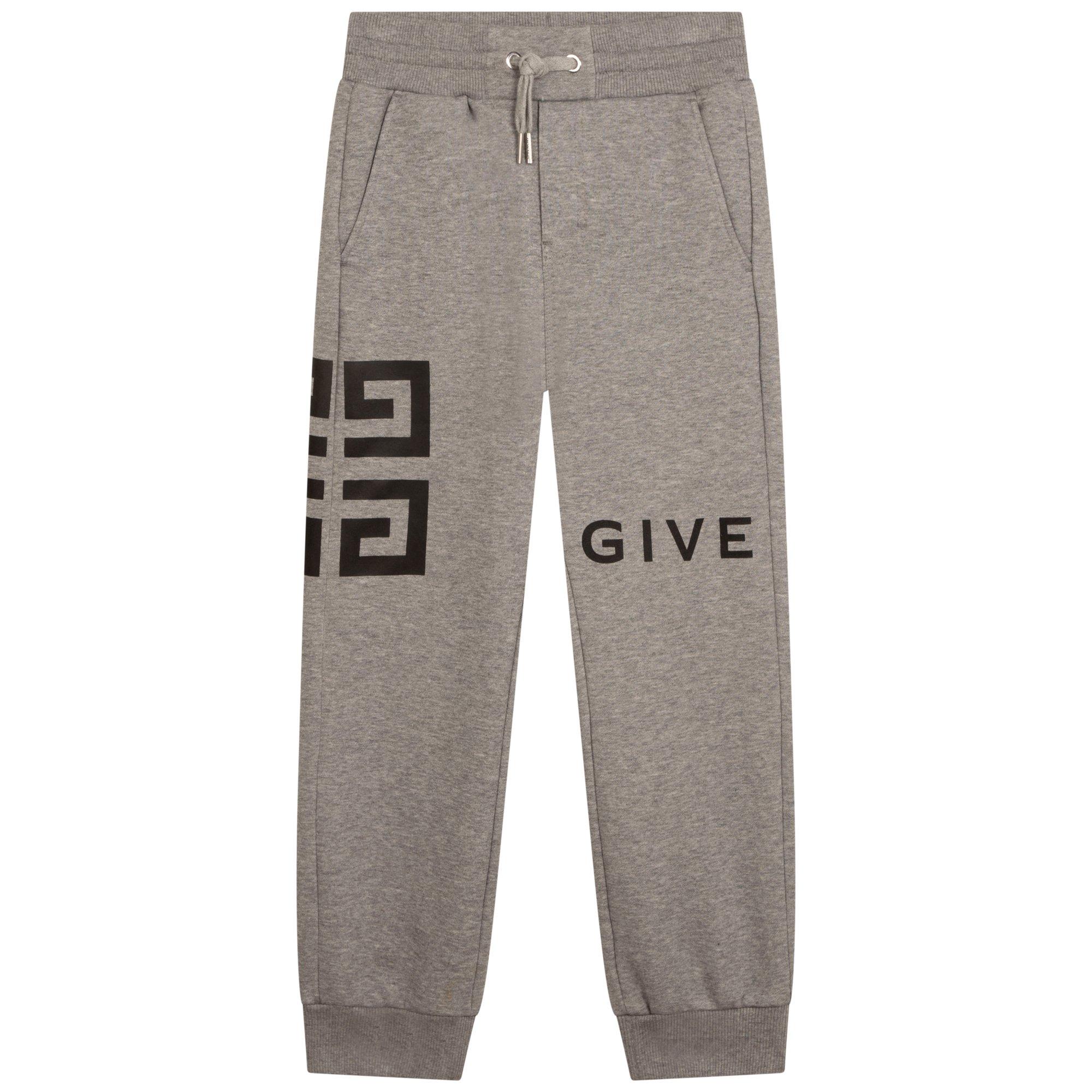 GIVENCHY 4g Jogging Bottoms Juniors - Grey A47 - Size 10Y
