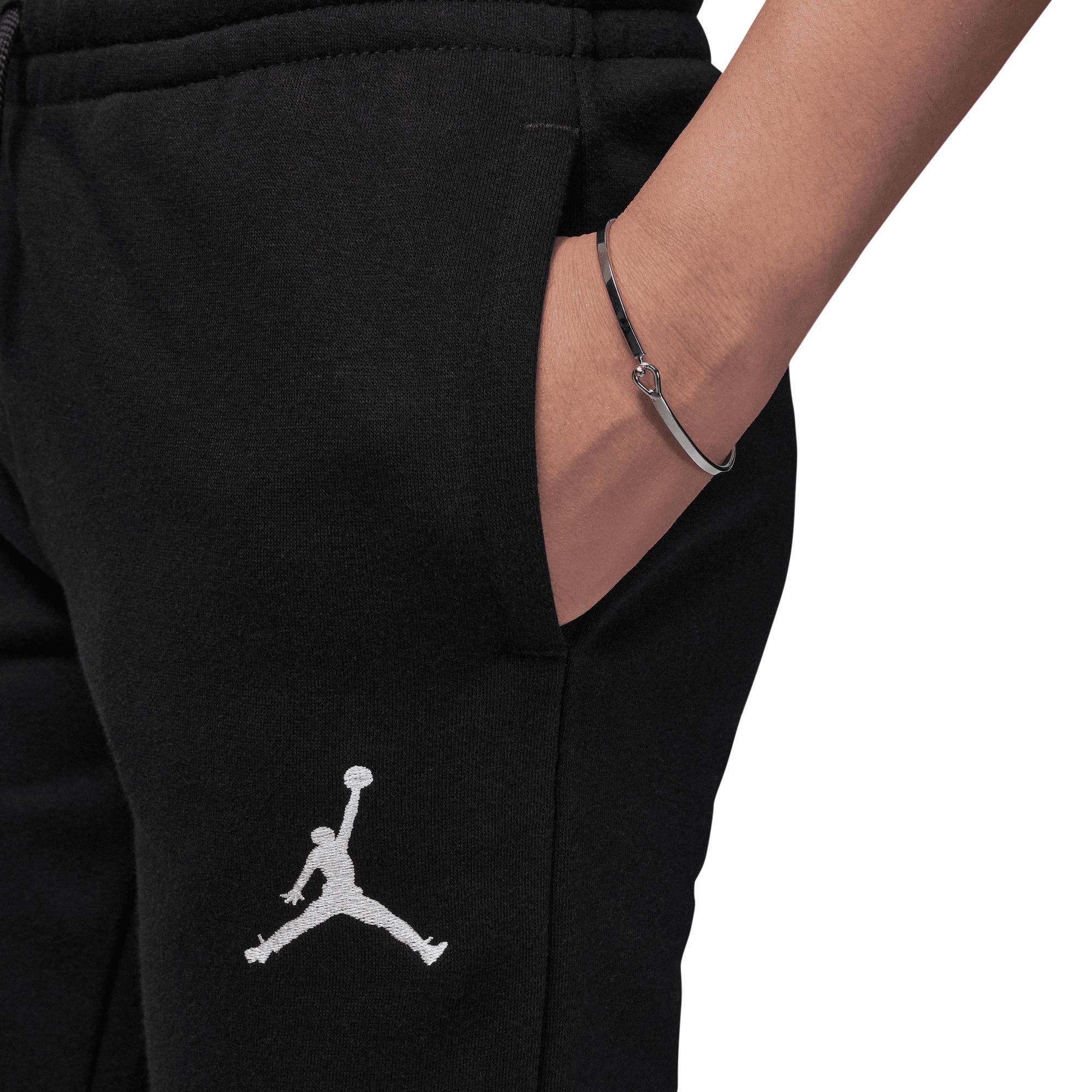 Sort/Hvid - Air Jordan - Jordan Jumpman Essentials Joggers Junior Girls - 7