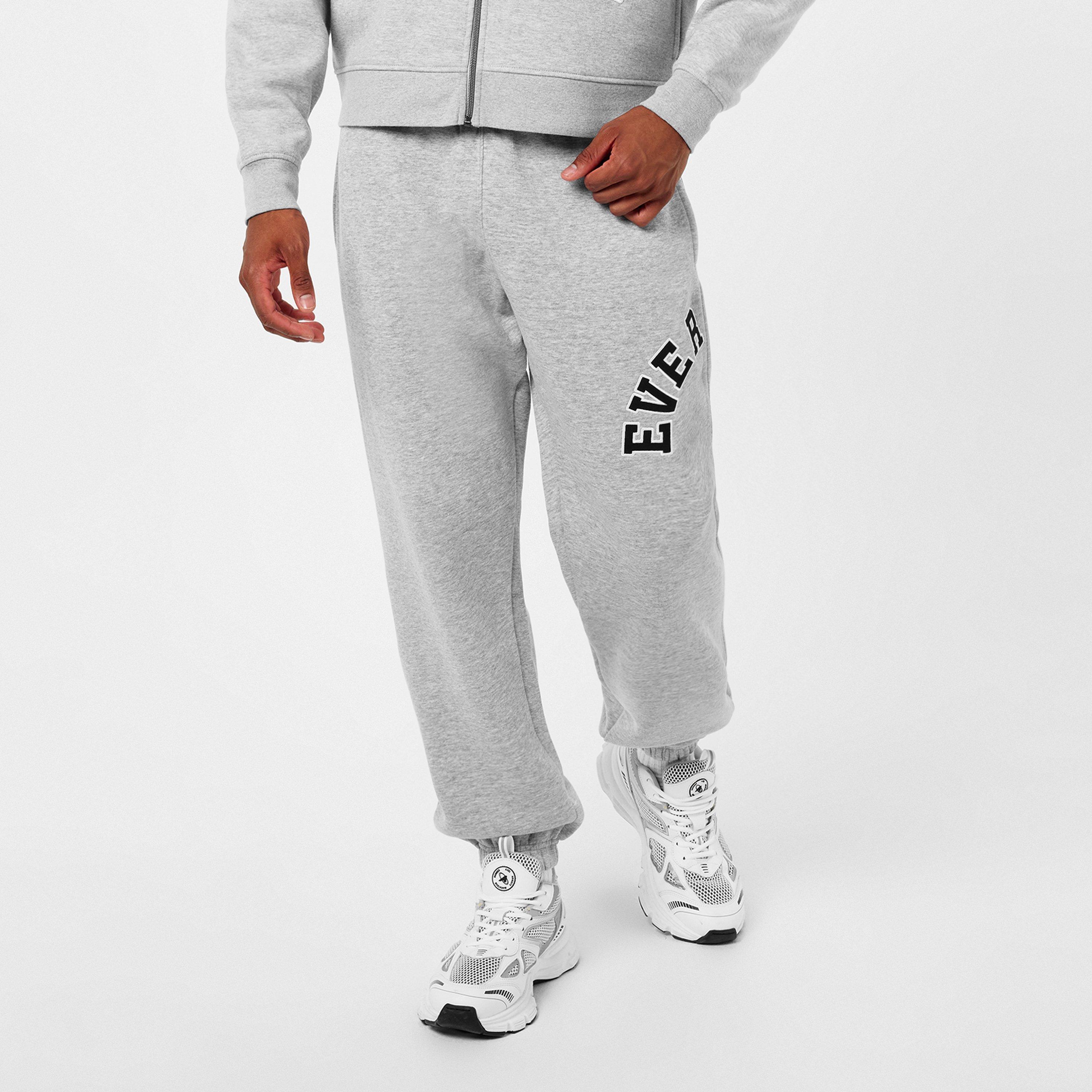 Grey Marl - Everlast - Large Logo Jogger - 1