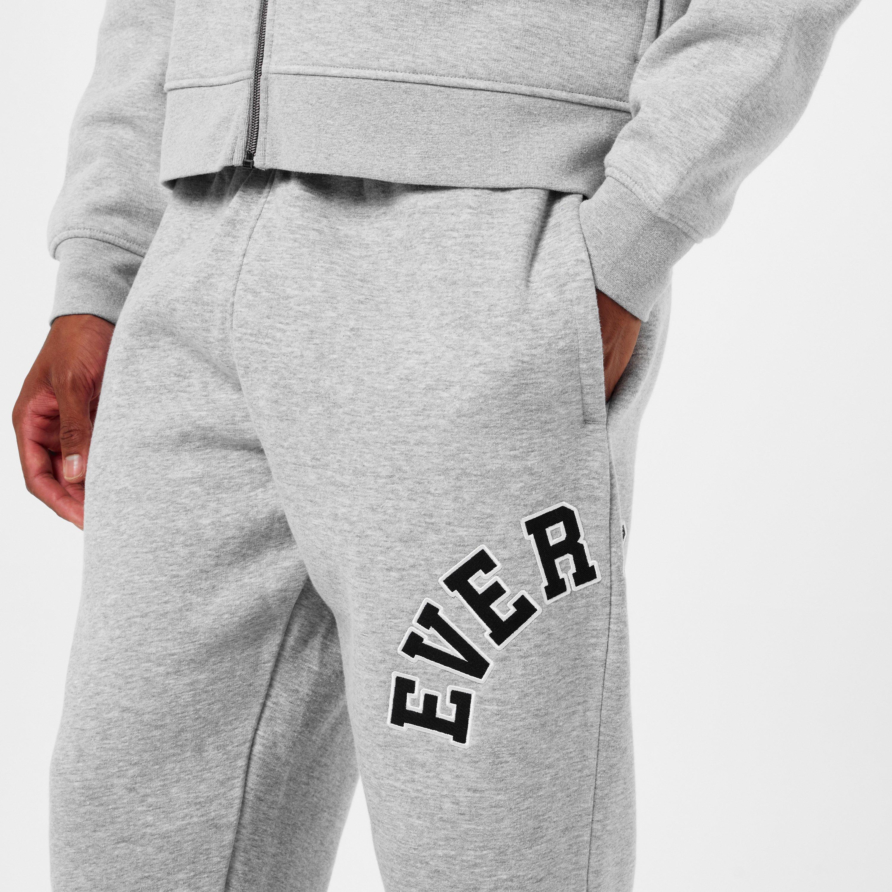 Grey Marl - Everlast - Large Logo Jogger - 3