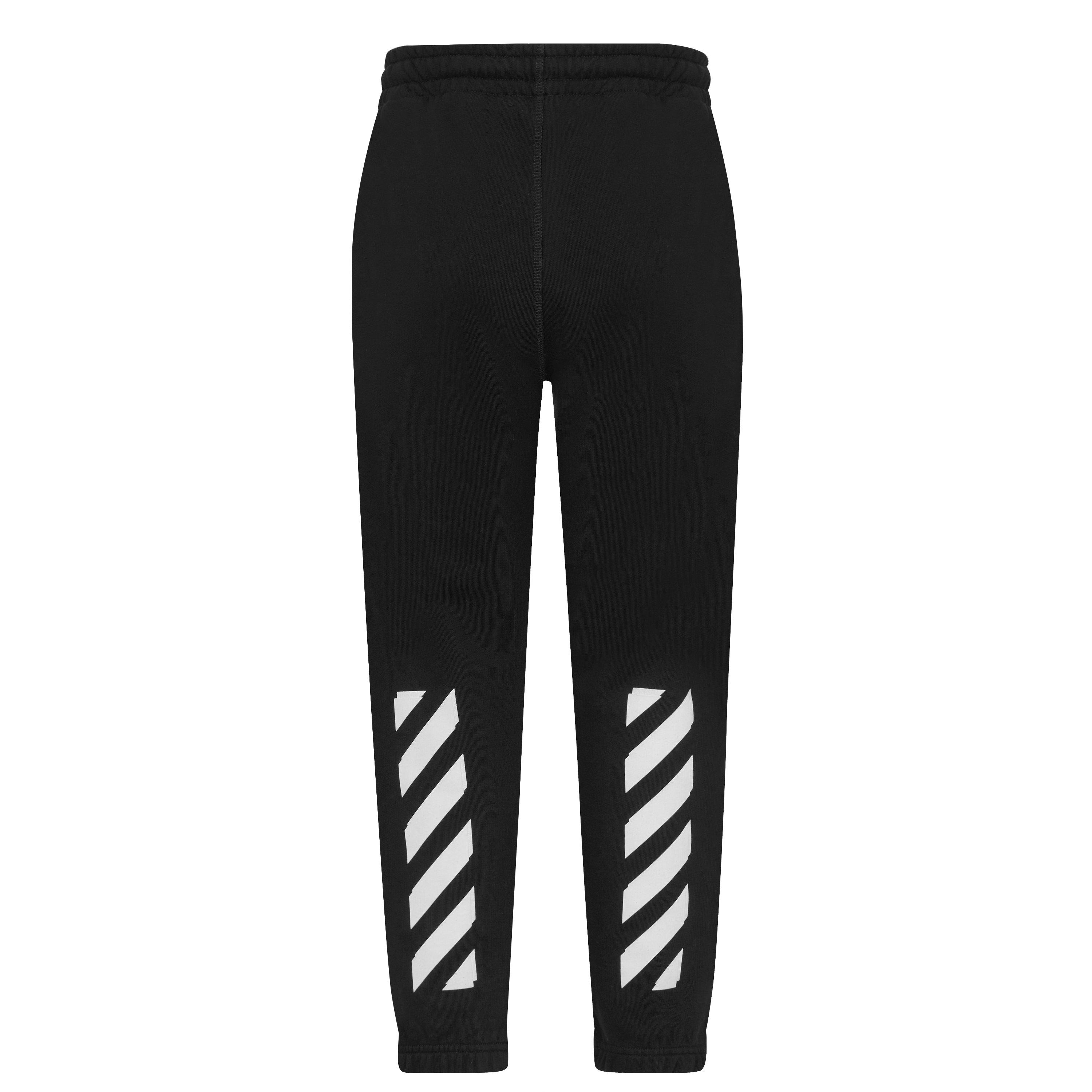 Zwart 1001 - Off White - Unisex Arrow Pure Cotton Joggers - 2