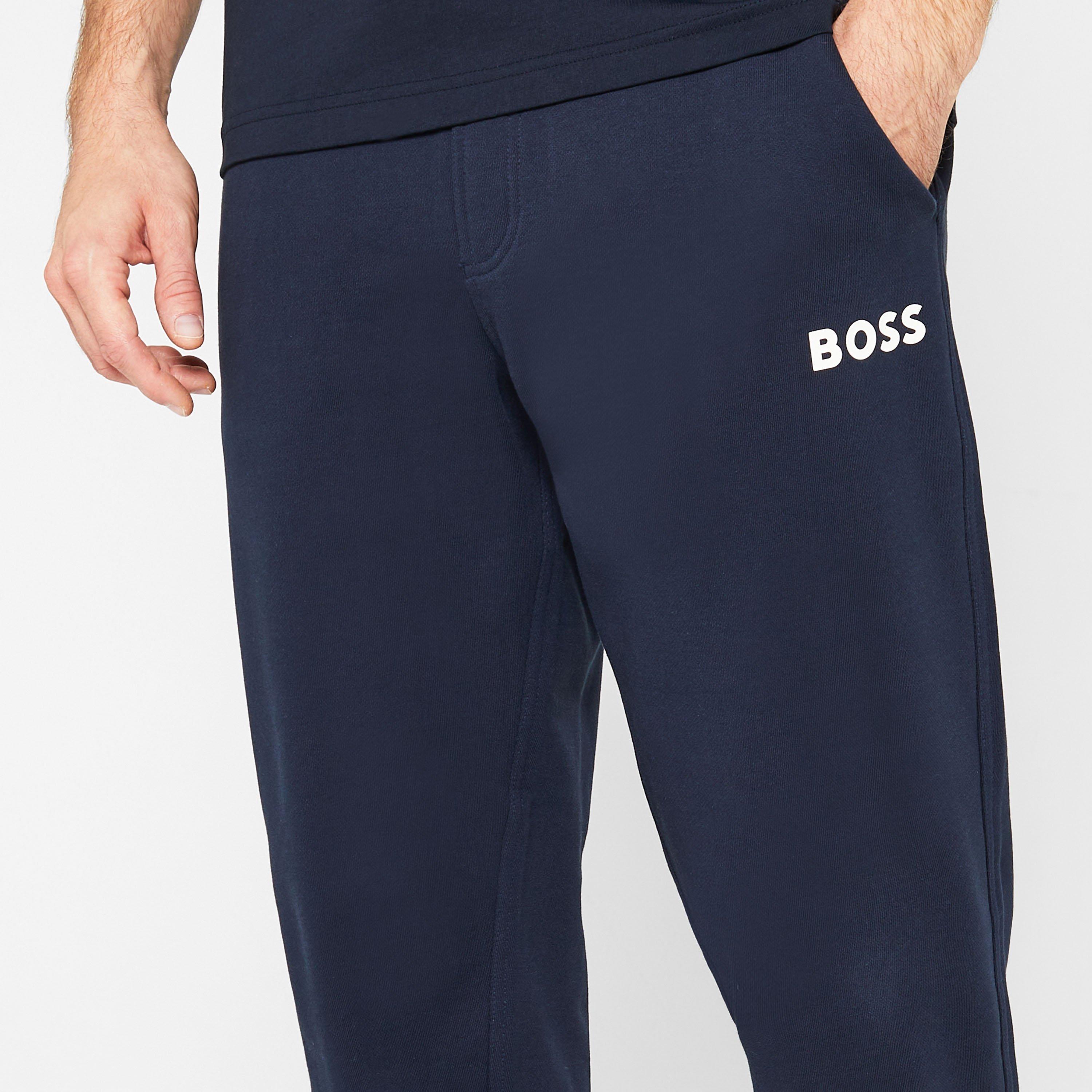 Navy 405 - Boss - Men's Lamont Tapered Fit Track Pants Joggers - 4