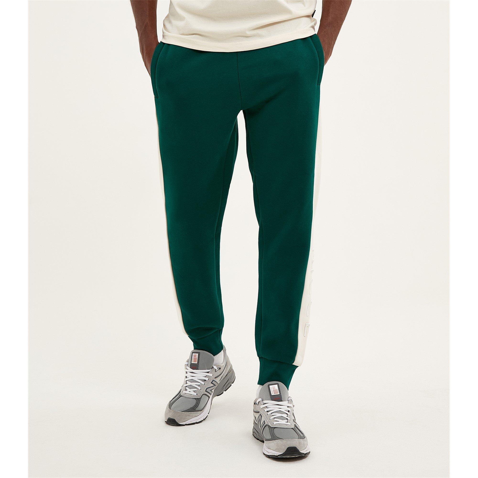 Green/White - Nicce - Nicce Mercury Stripe Jogging Bottoms Mens - 3