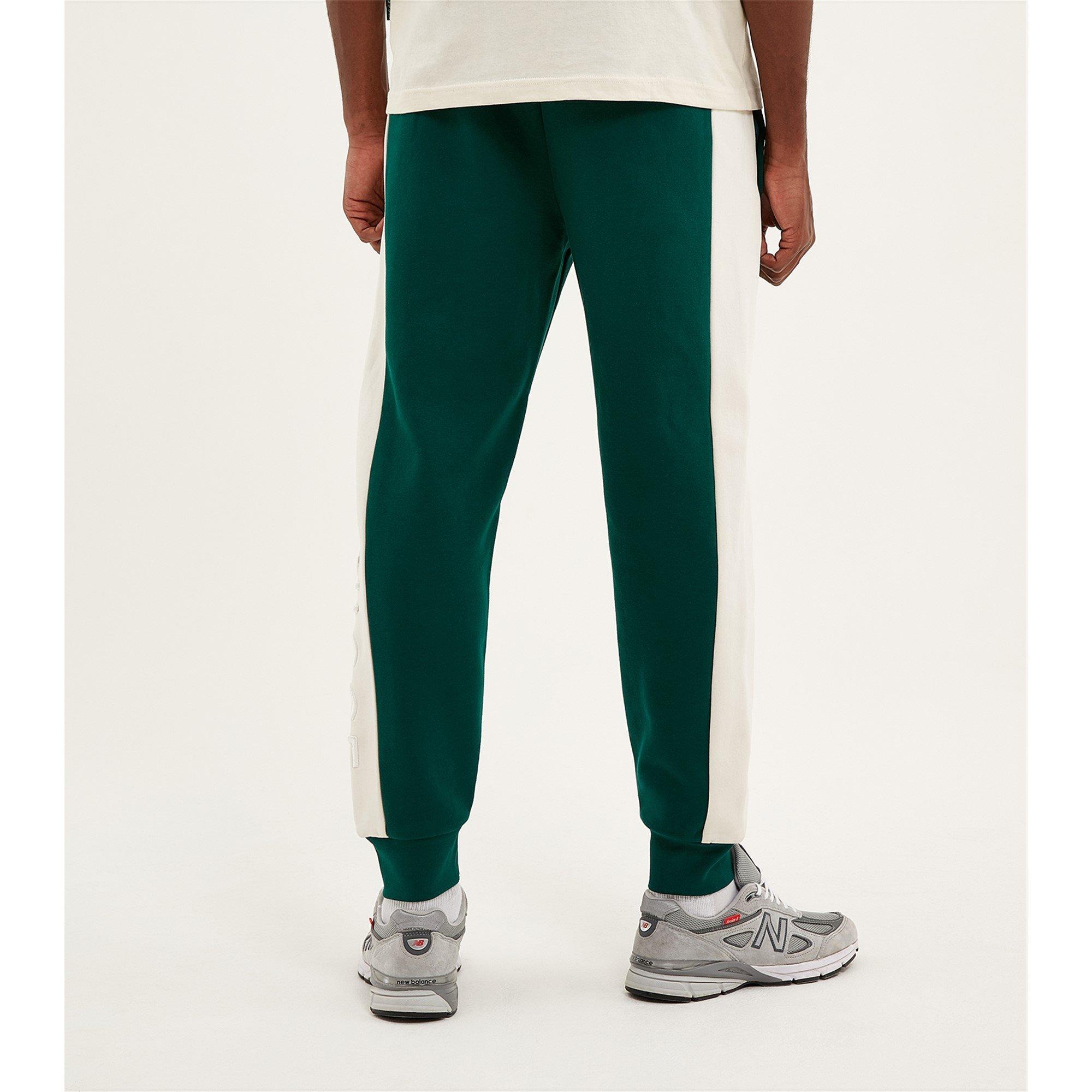 Green/White - Nicce - Nicce Mercury Stripe Jogging Bottoms Mens - 4