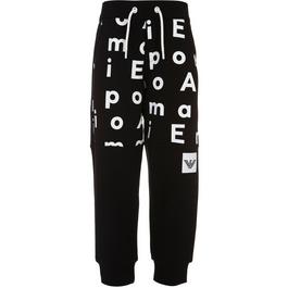 Emporio Armani Logo Joggers Juniors