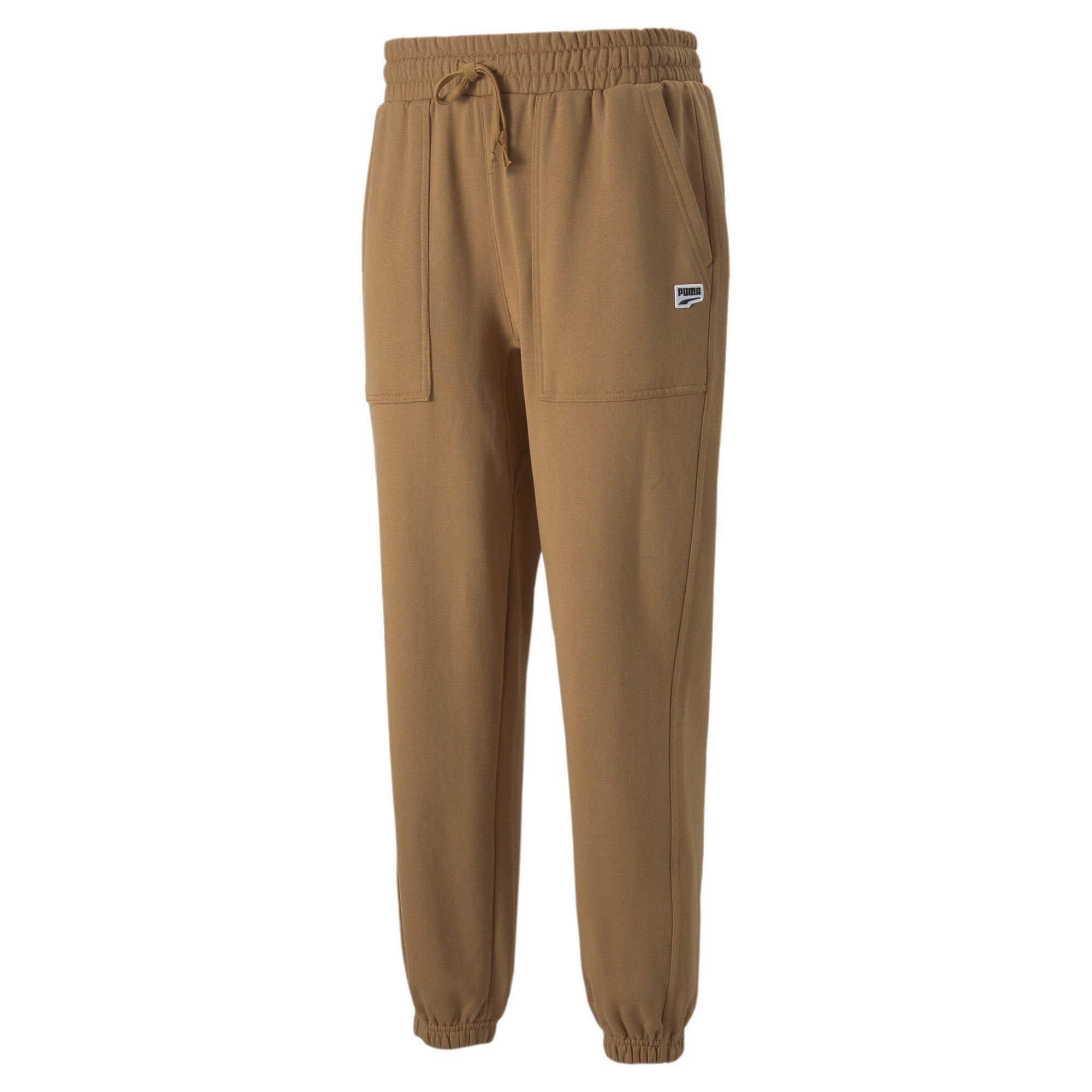 Puma Men's Fleeced Jogging Bottoms - Desert Tan - XS