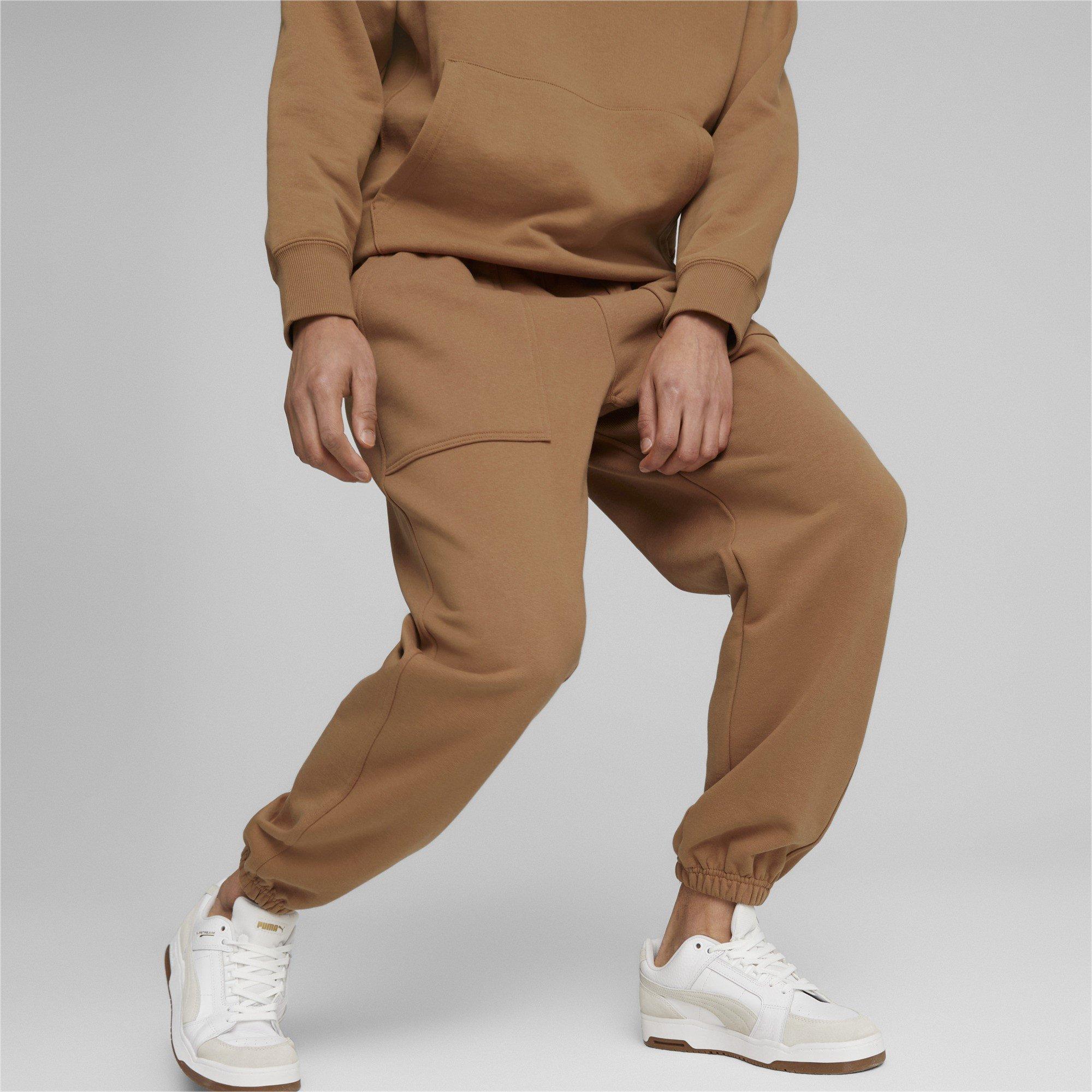 Desert Tan - Puma - Puma Fleeced Jogging Bottoms Mens - 2