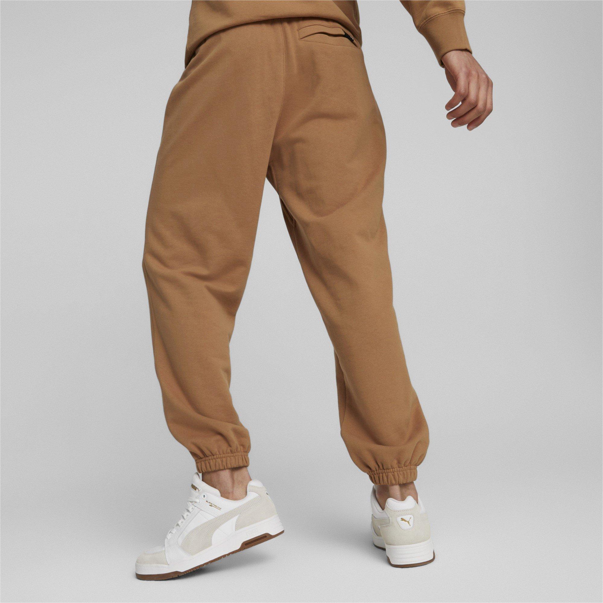 Desert Tan - Puma - Puma Fleeced Jogging Bottoms Mens - 5