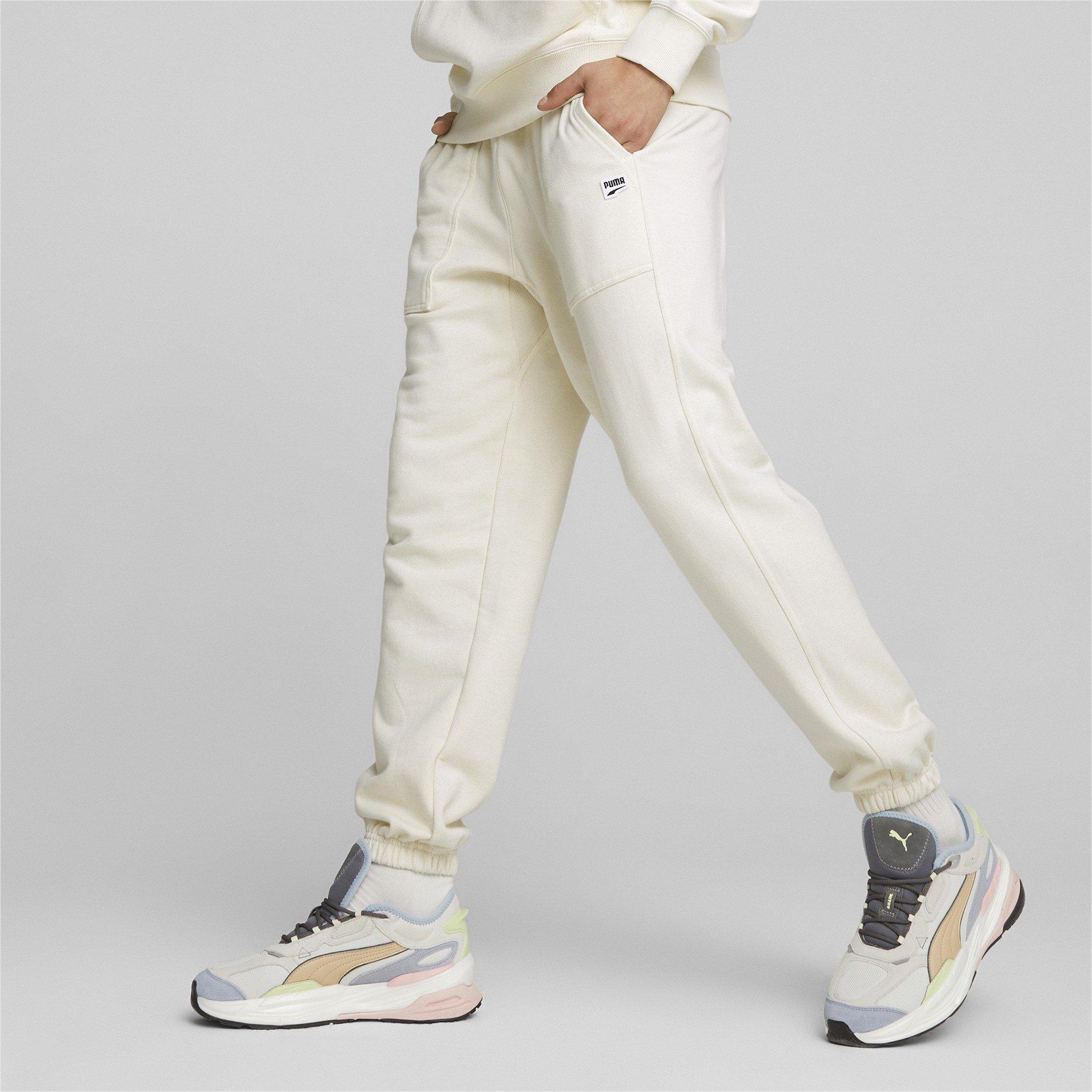 Creme - Puma - Fleeced Jogging Bottoms Mens - 3