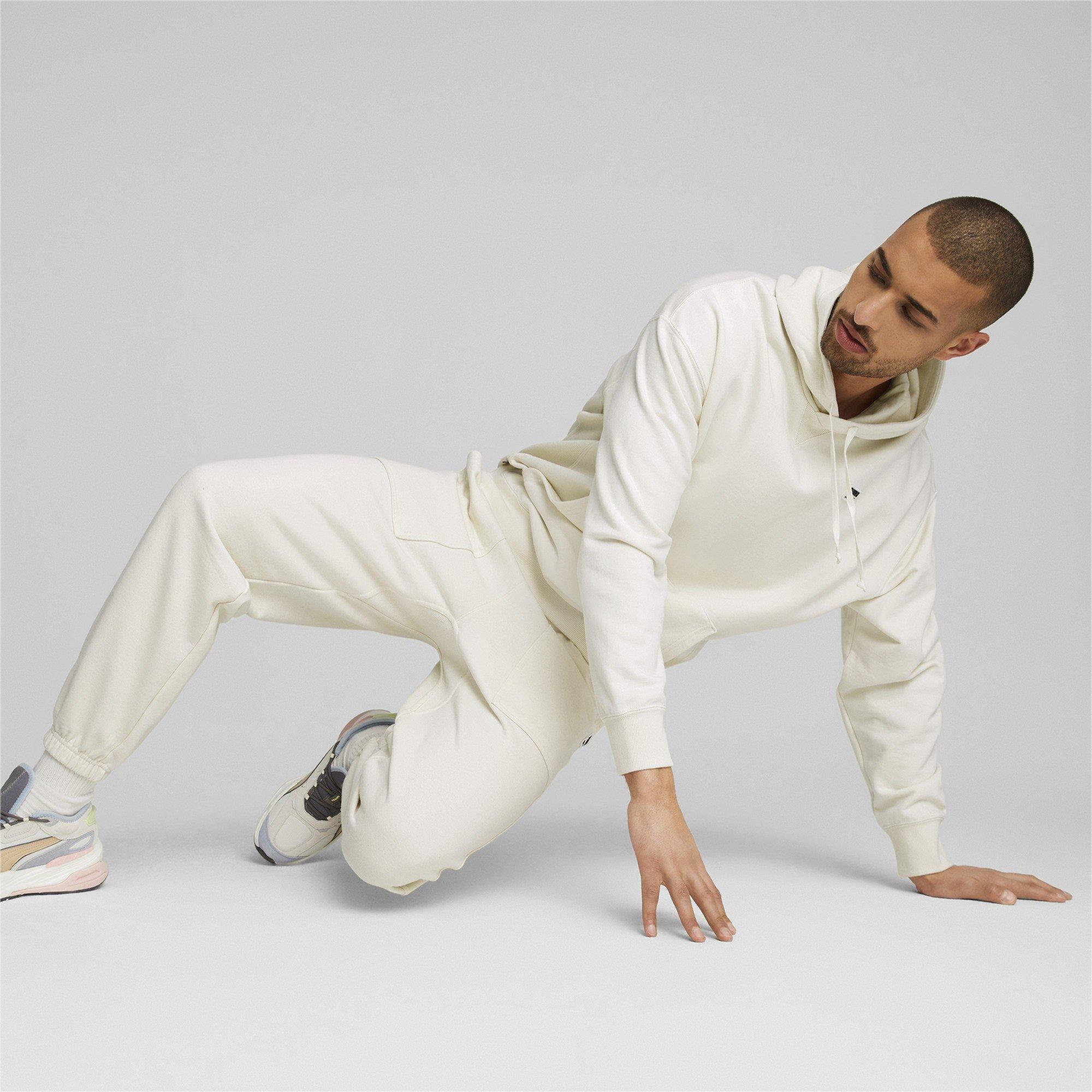 Creme - Puma - Fleeced Jogging Bottoms Mens - 6