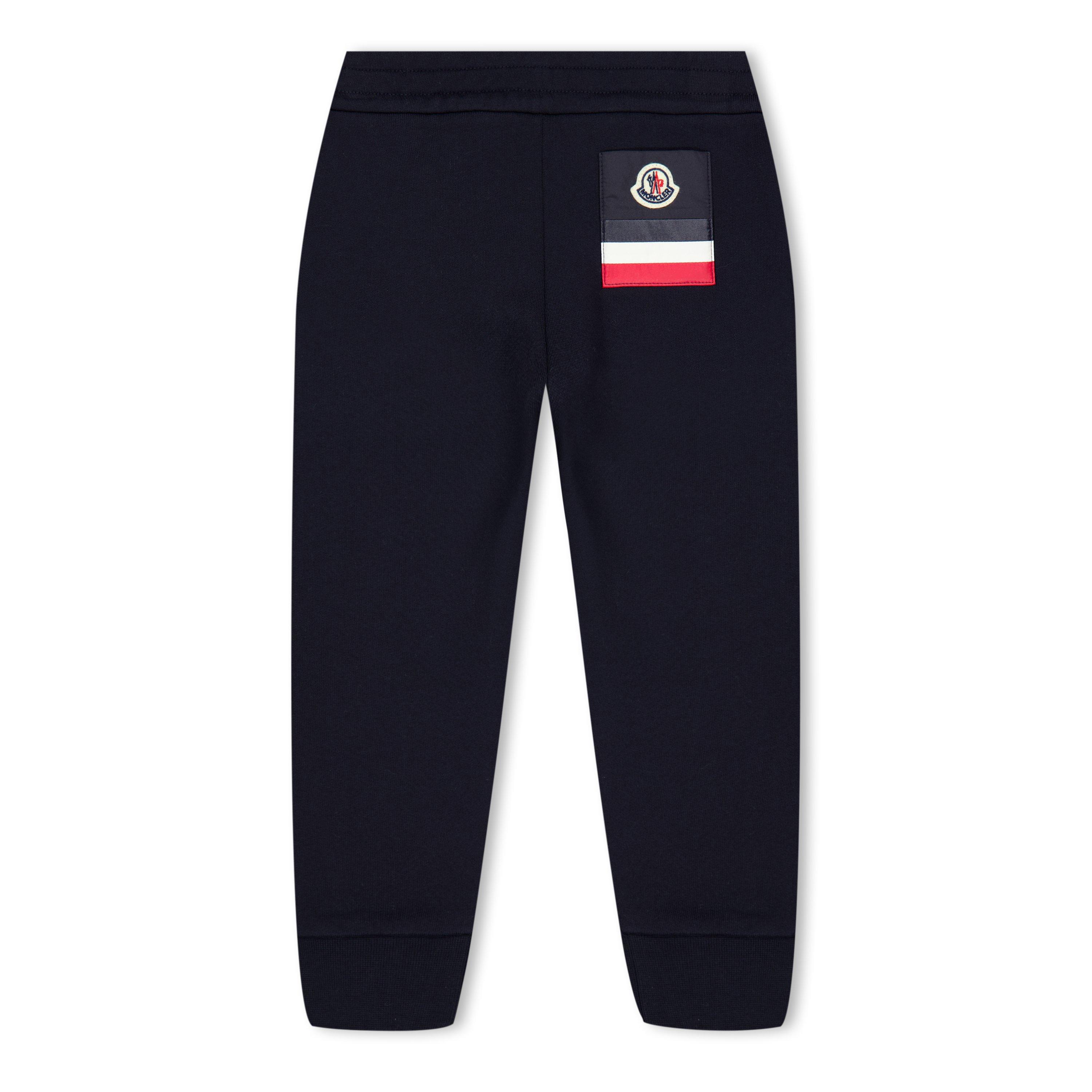 Navy 778 - Moncler - Logo Cotton Joggers Juniors - 2