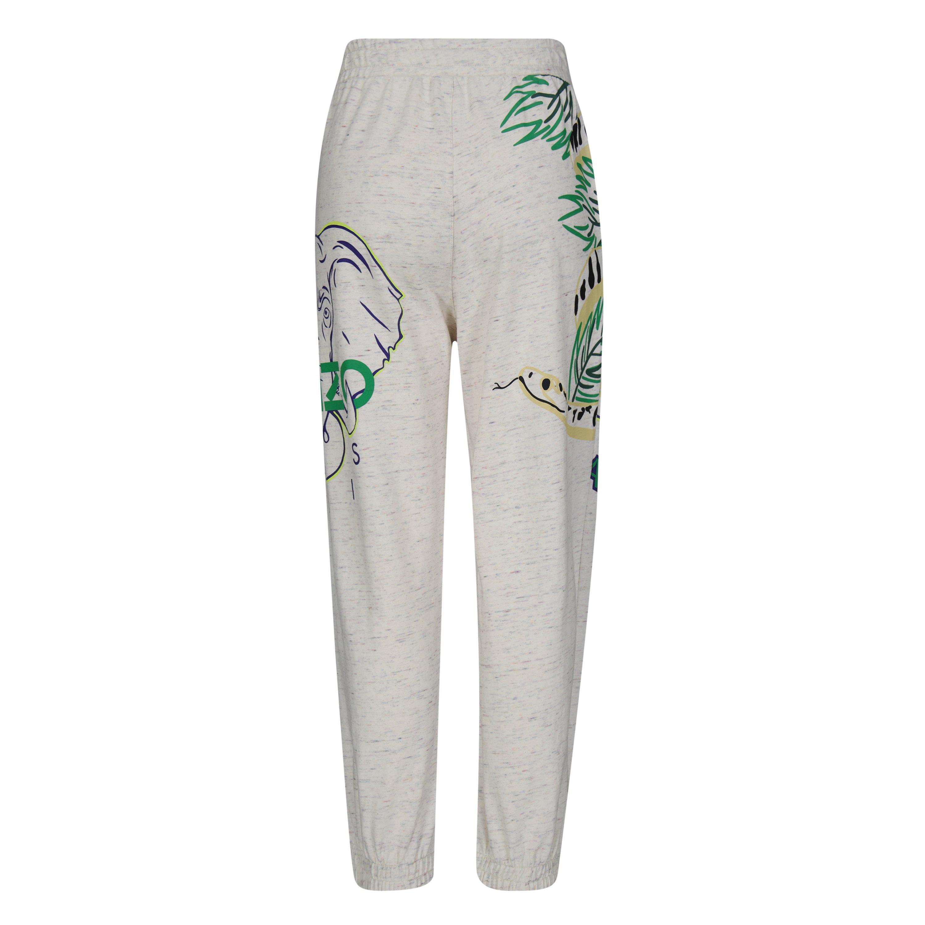 Off White - Kenzo - Kids' All Over Print Closed Hem Fleece Joggers - 2