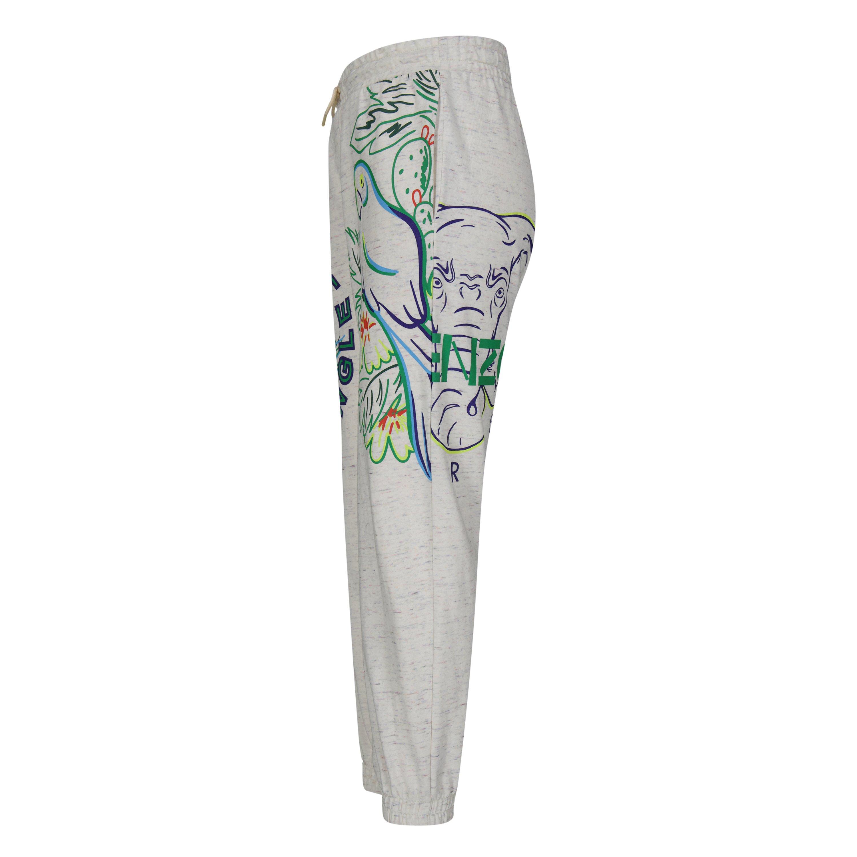 Off White - Kenzo - Kids' All Over Print Closed Hem Fleece Joggers - 3