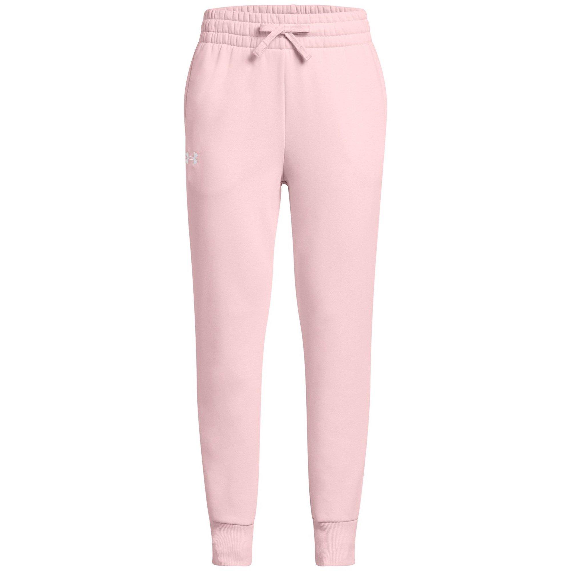 Pink - Under Armour - Rival Fleece Joggers Junior - 1