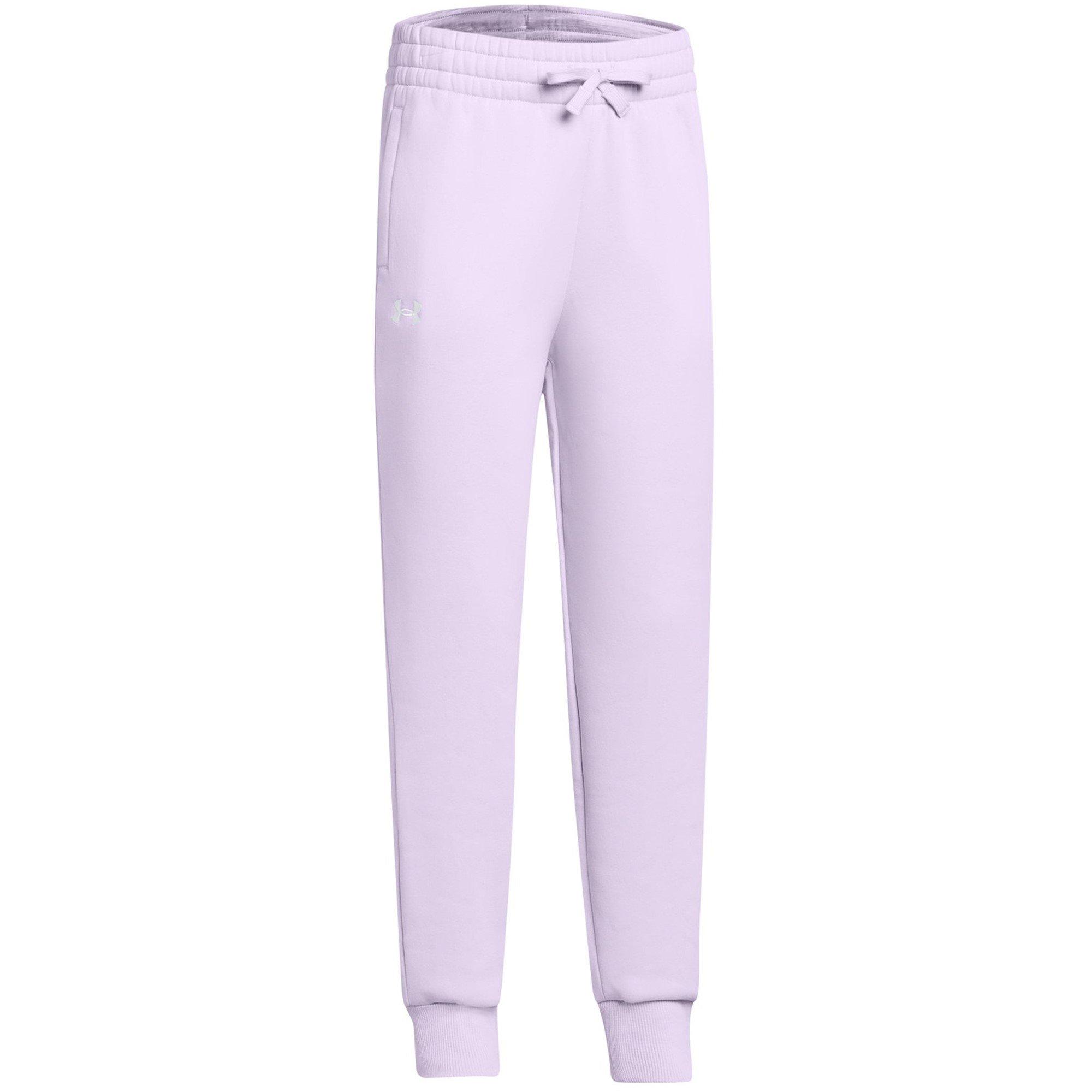 Purple - Under Armour - Armour Rival Fleece Joggers Junior - 2