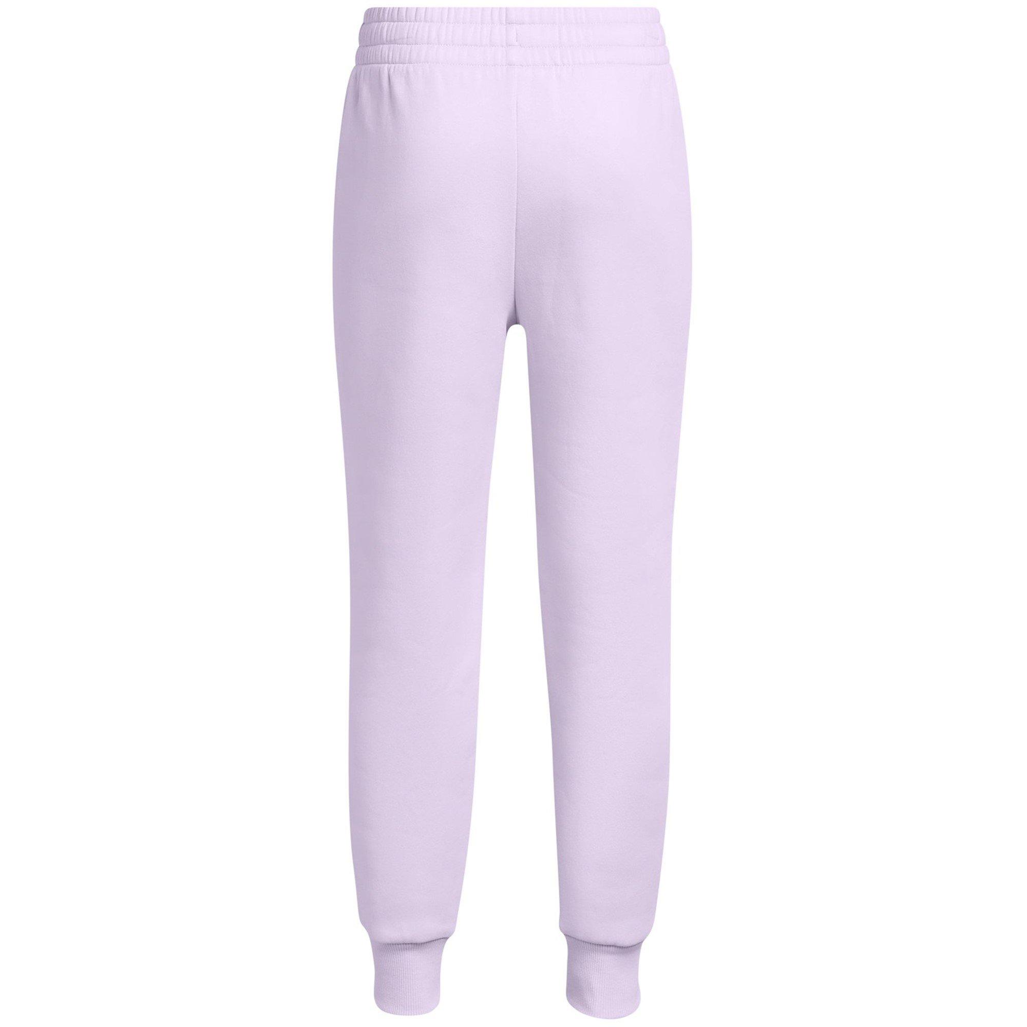 Purple - Under Armour - Armour Rival Fleece Joggers Junior - 3