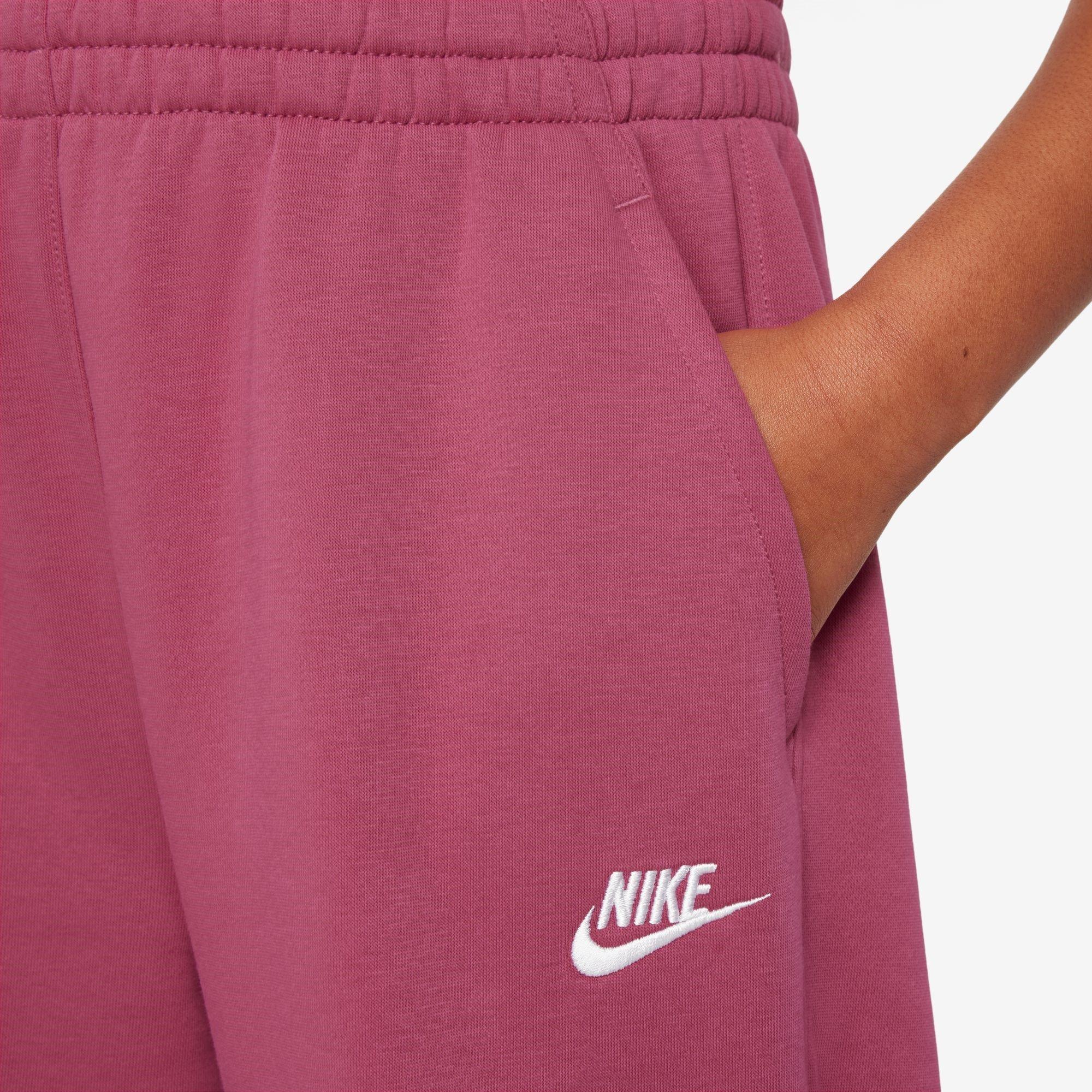 SWEET BEET/SWEE - Nike - Sportswear Club Fleece Big Kids' (Girls') Loose Pants - 5