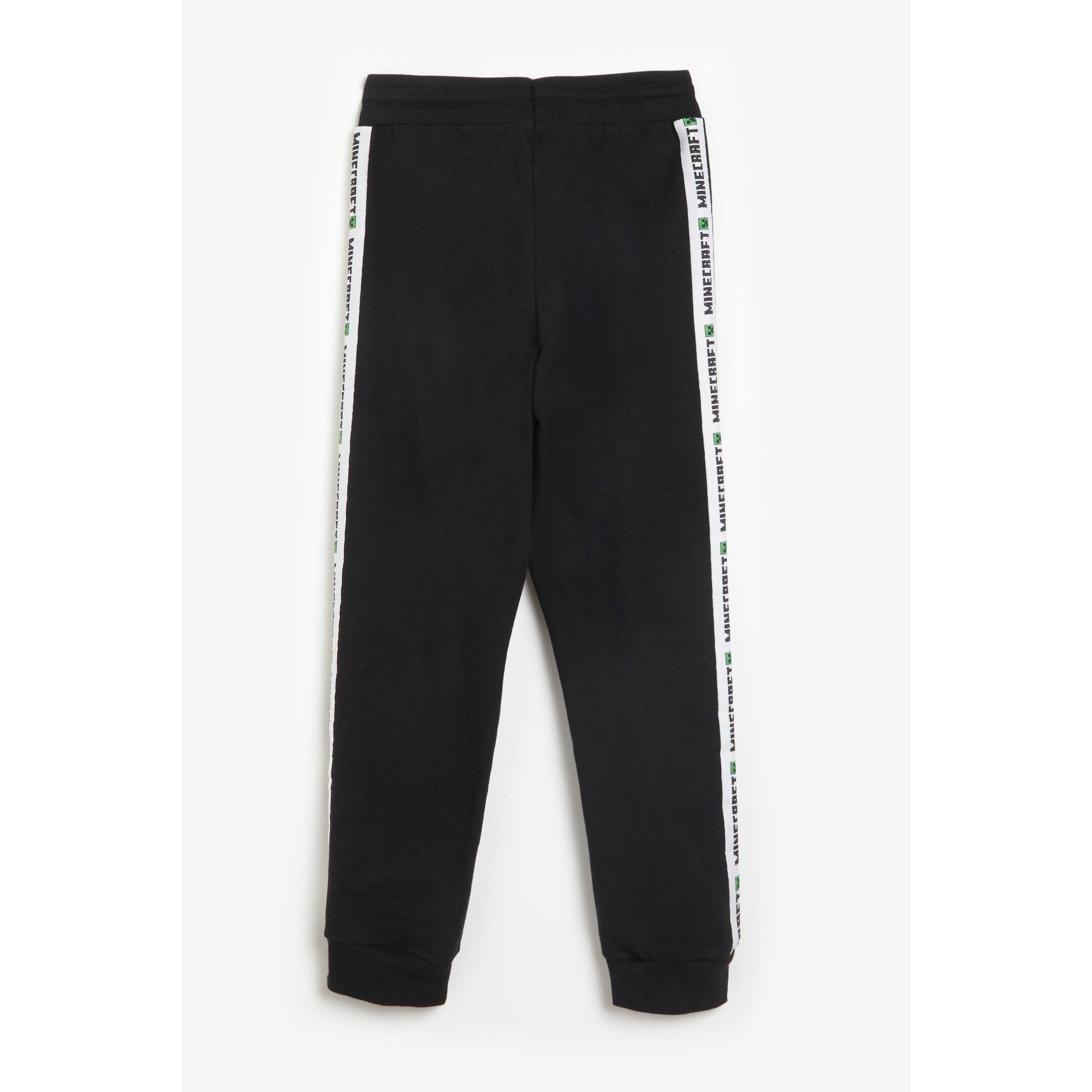 Minecraft - Character - Minecraft Boys Black Joggers - 4