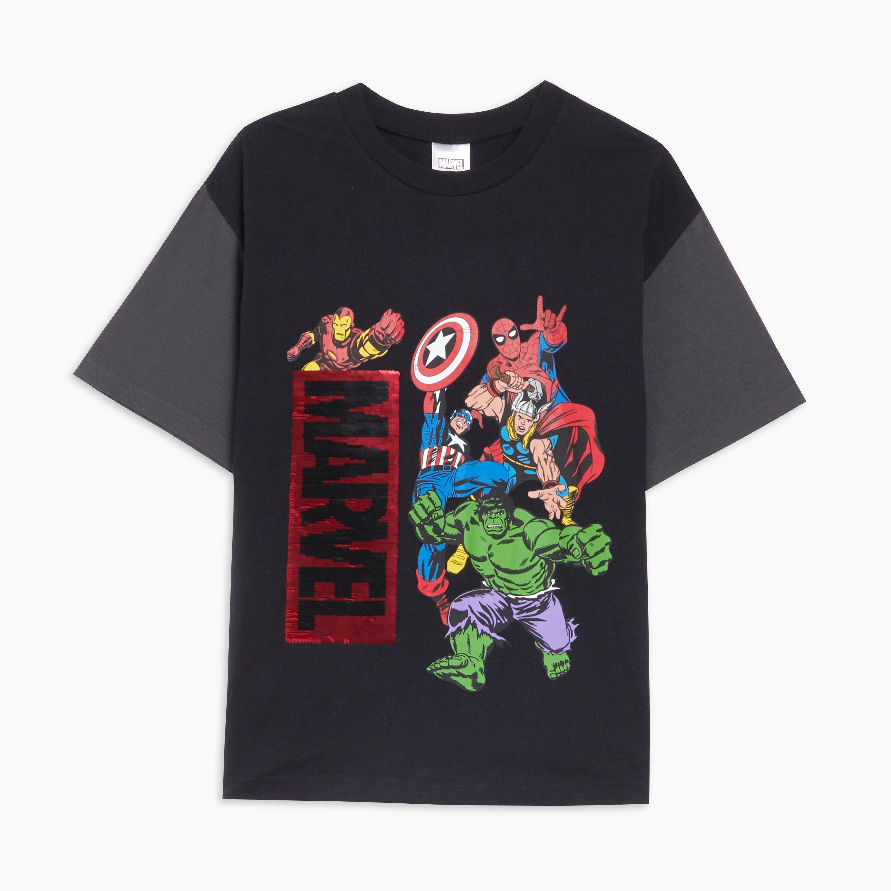 Marvel - Character - Kids' Marvel T-Shirt and Joggers - 4