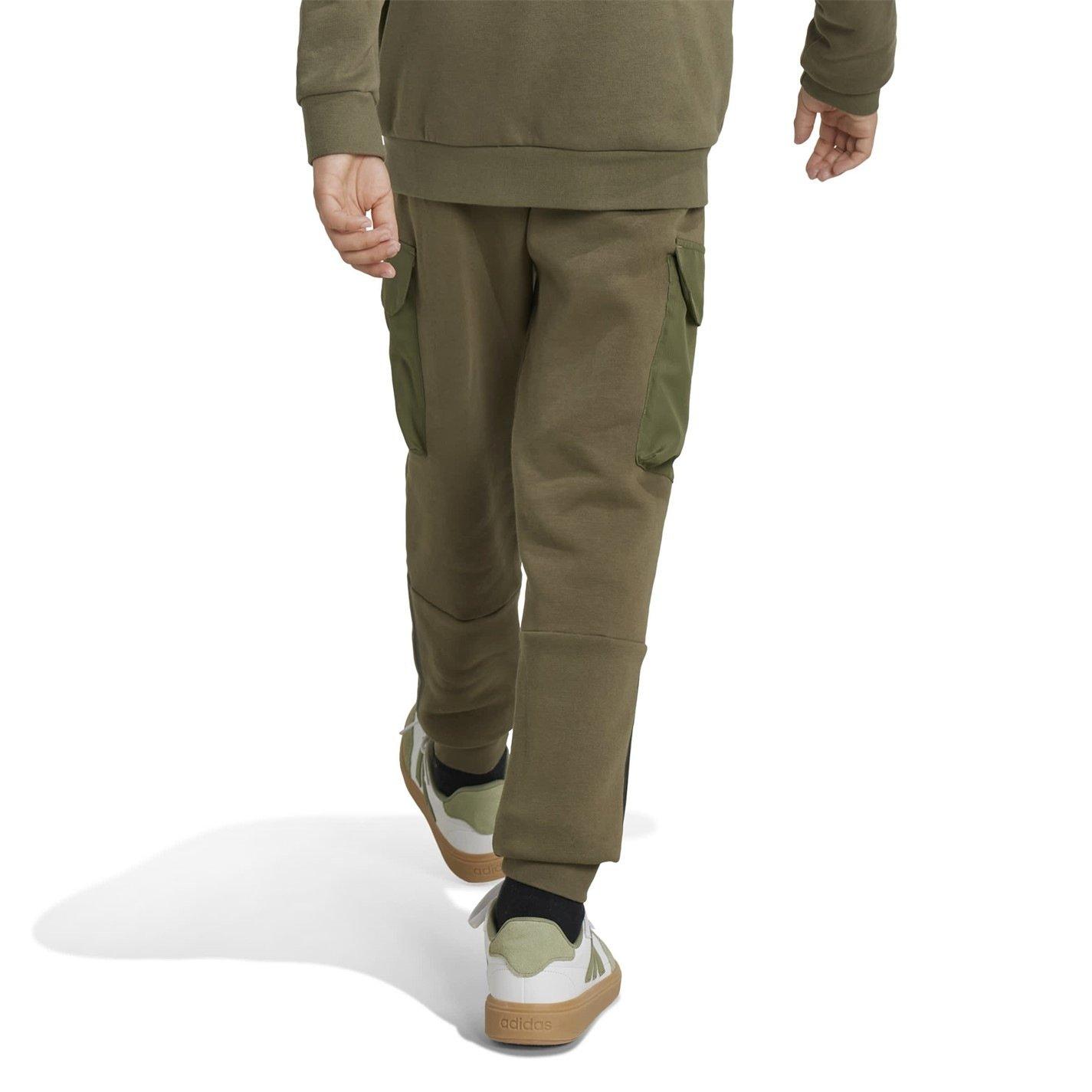 Khaki - adidas - Utility Joggers Juniors - 3