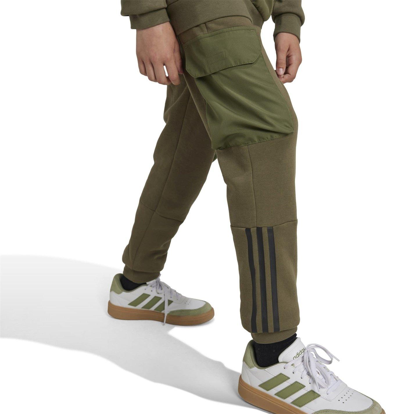 Khaki - adidas - Utility Joggers Juniors - 5