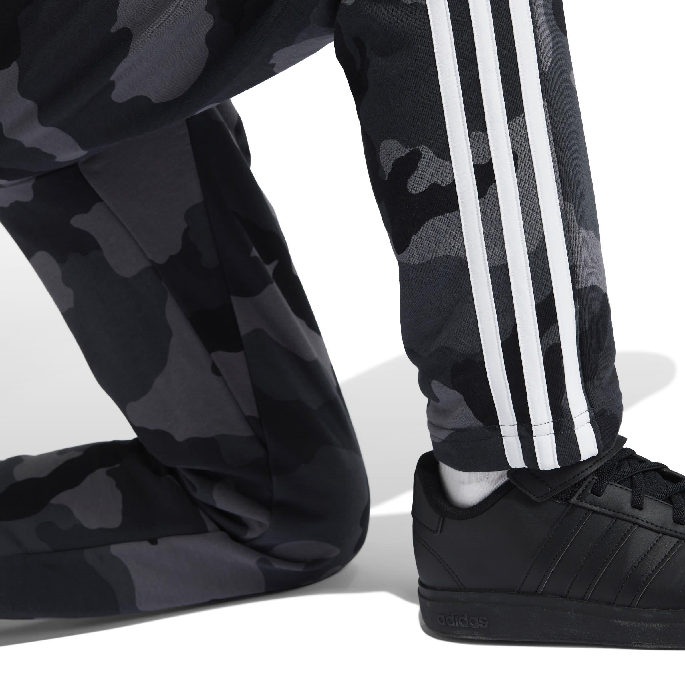 Schwarzes Tarnmuster - adidas - Junior Camo Pant - 5