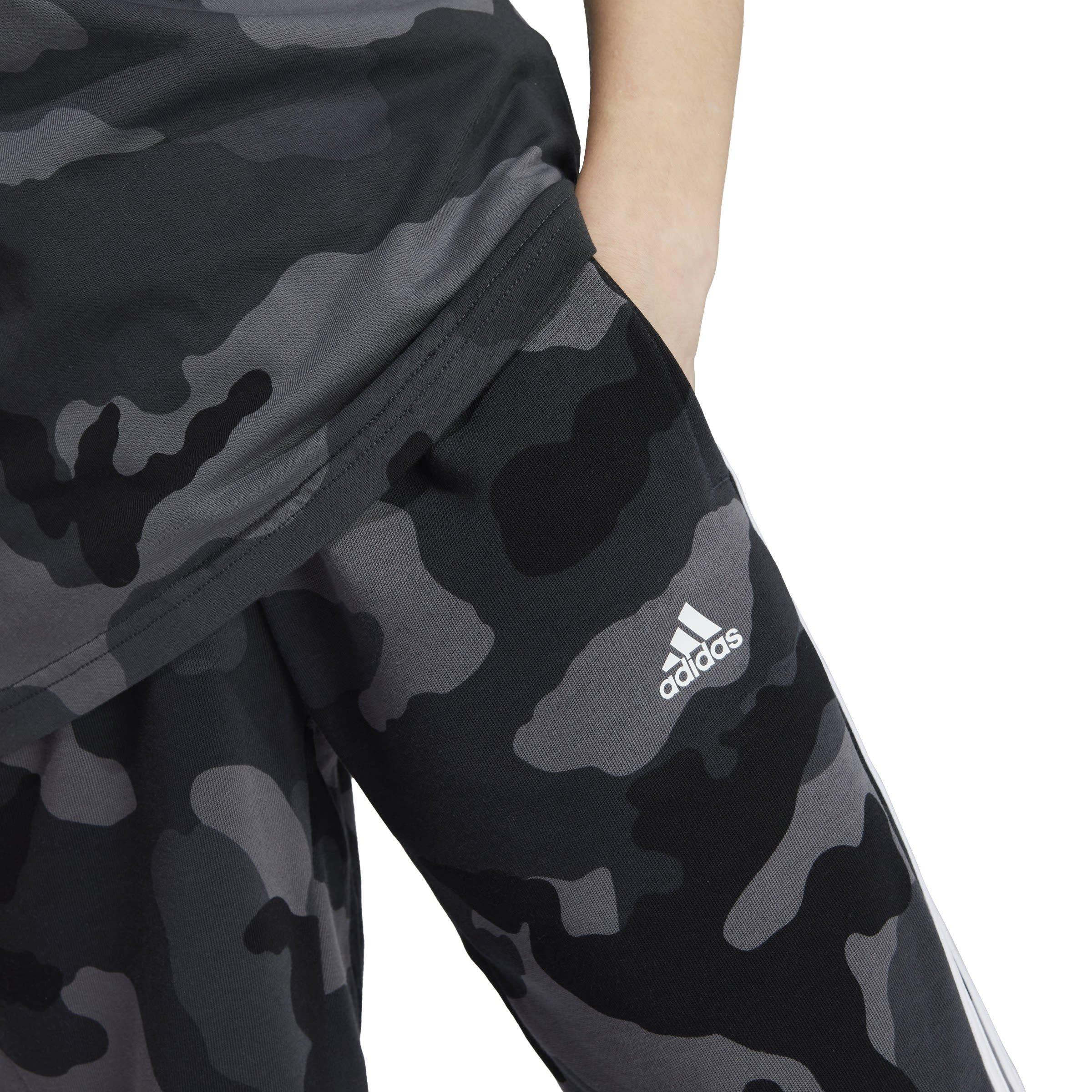 Schwarzes Tarnmuster - adidas - Junior Camo Pant - 6