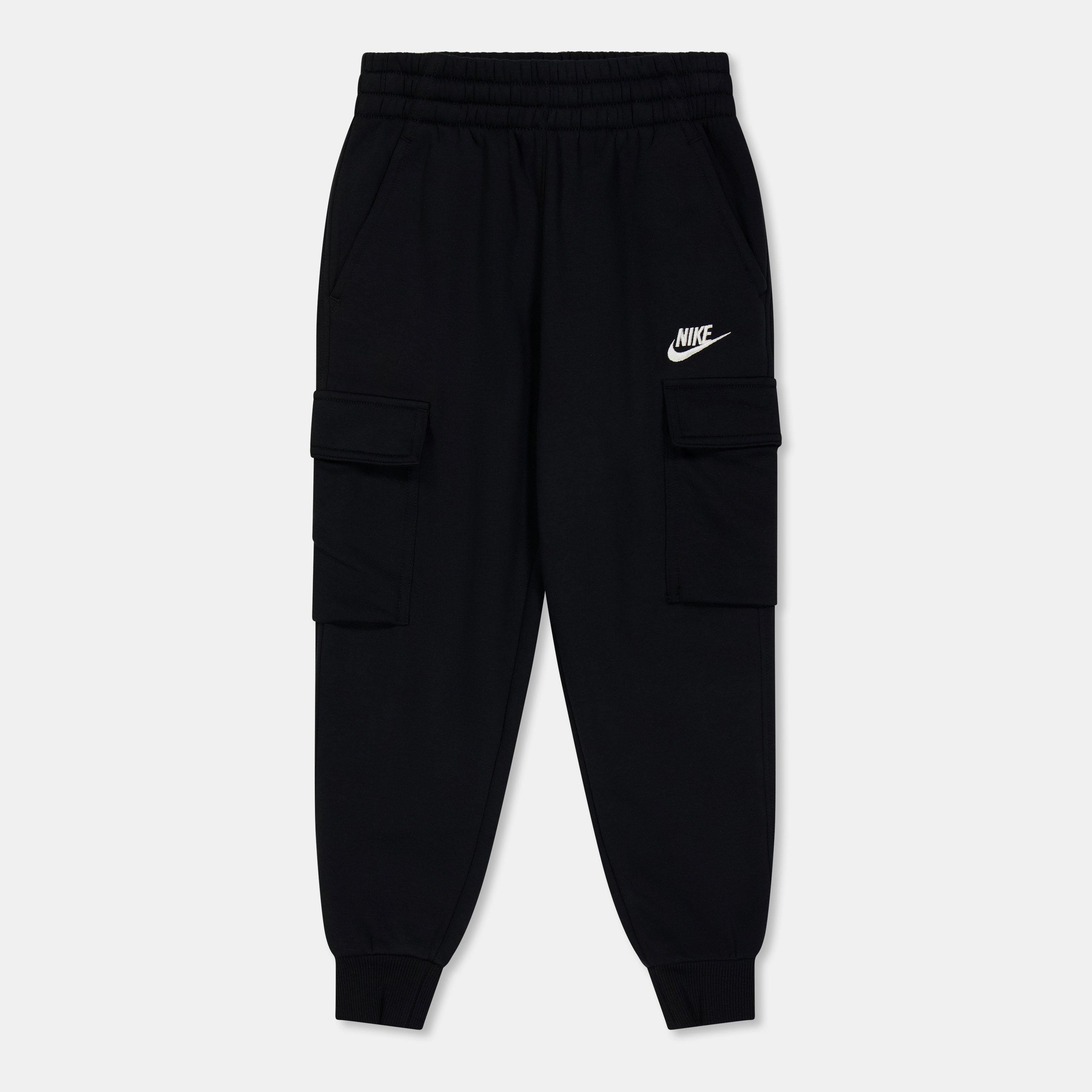 Zwart - Nike - Sportswear Club Fleece Cargo Jogging Bottoms Juniors - 1
