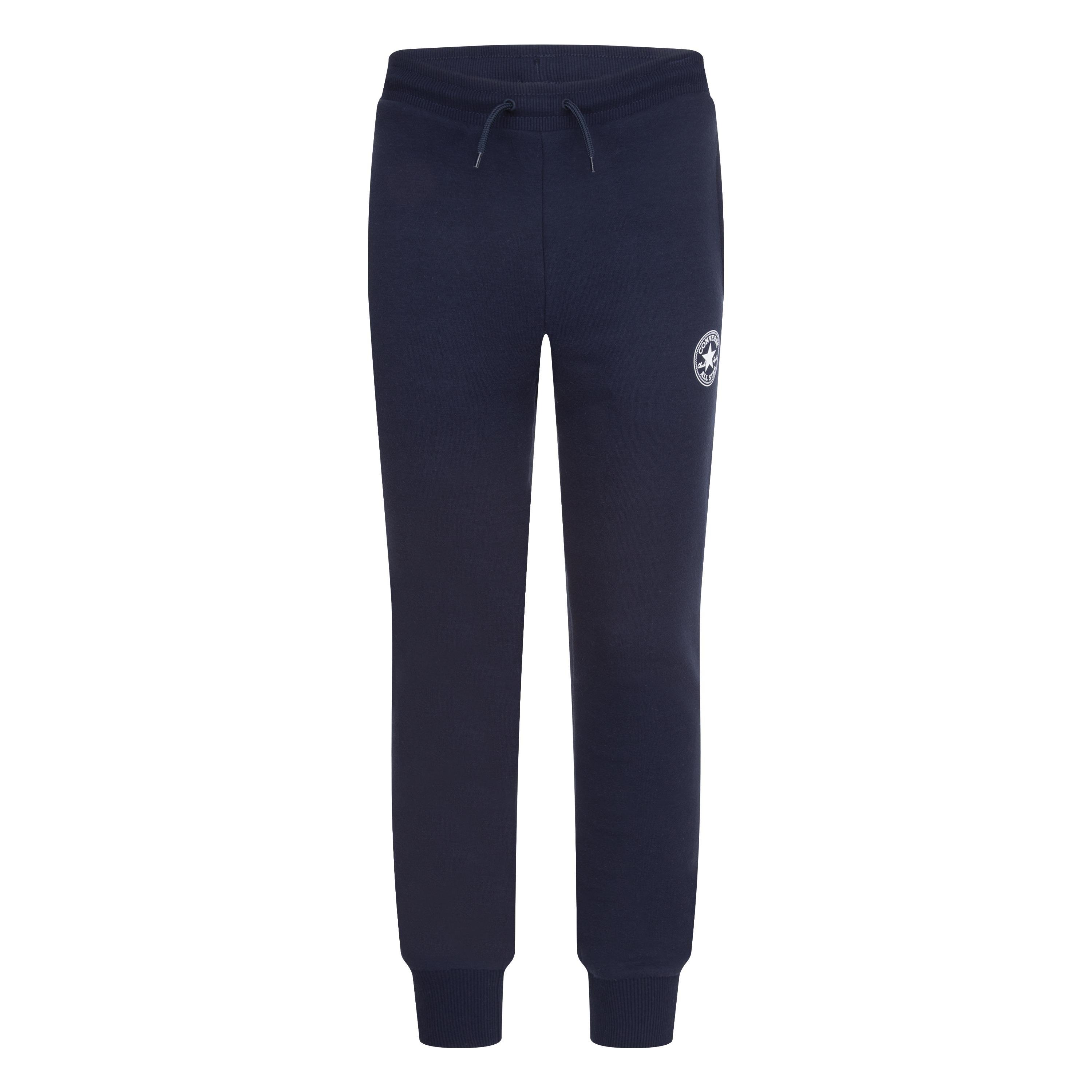 Obsidian - Converse - Kids' Signature Closed Hem Fleece Joggers - 1