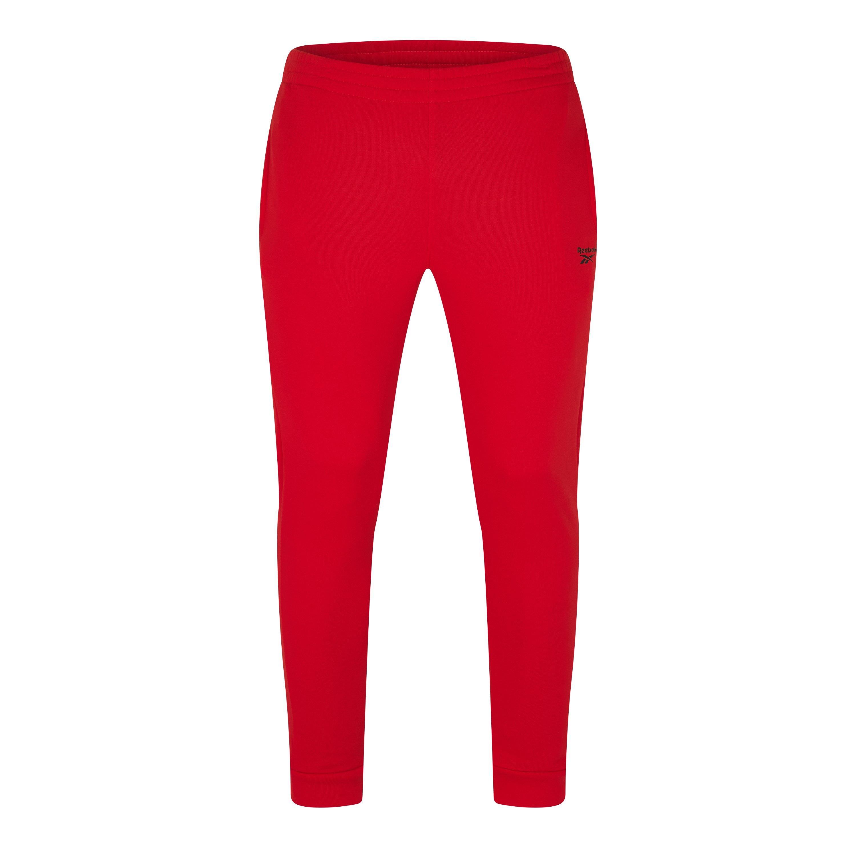 Ribbon Red - Reebok - Basic Closed Hem Fleece Joggers - 3