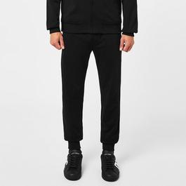 Dolce and Gabbana Rubber Plate Logo Jogging Bottoms