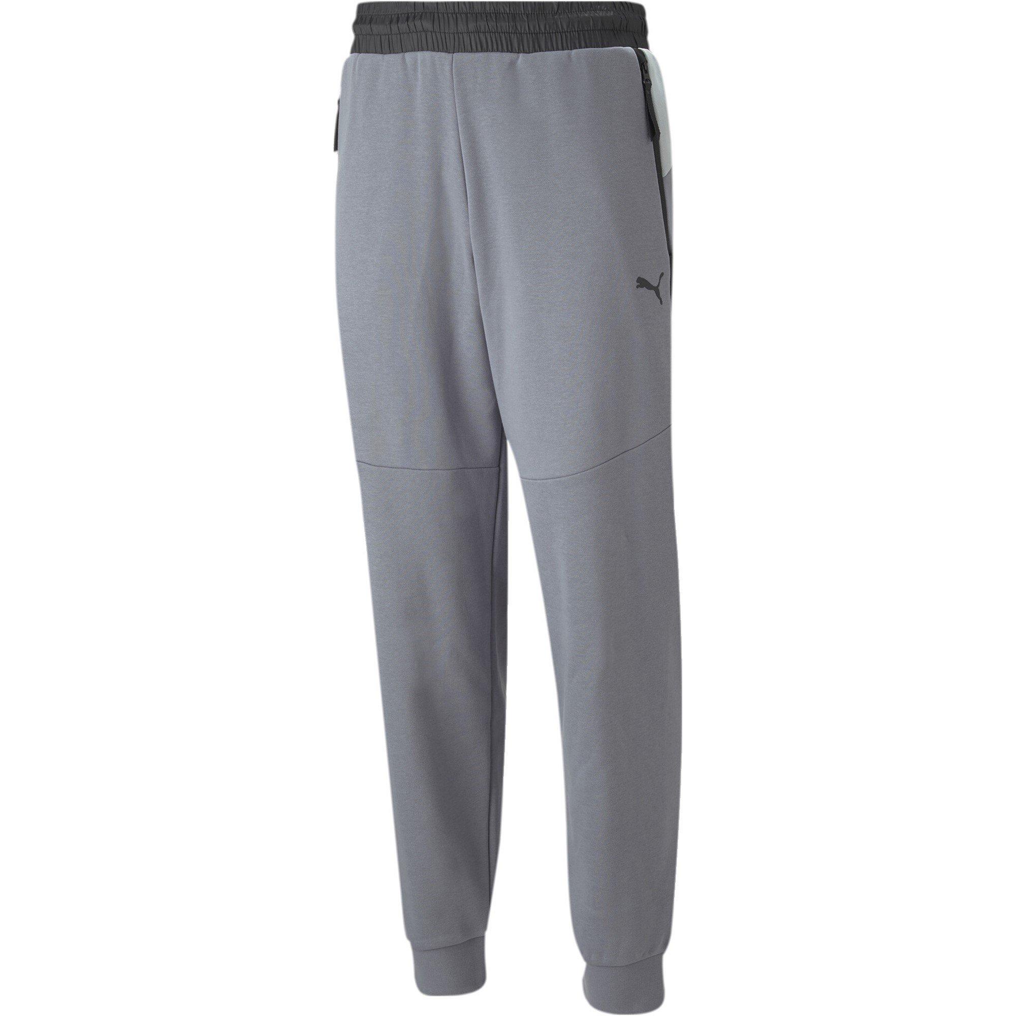 Puma Men's Logo Jogging Bottoms - Dark Grey - XS