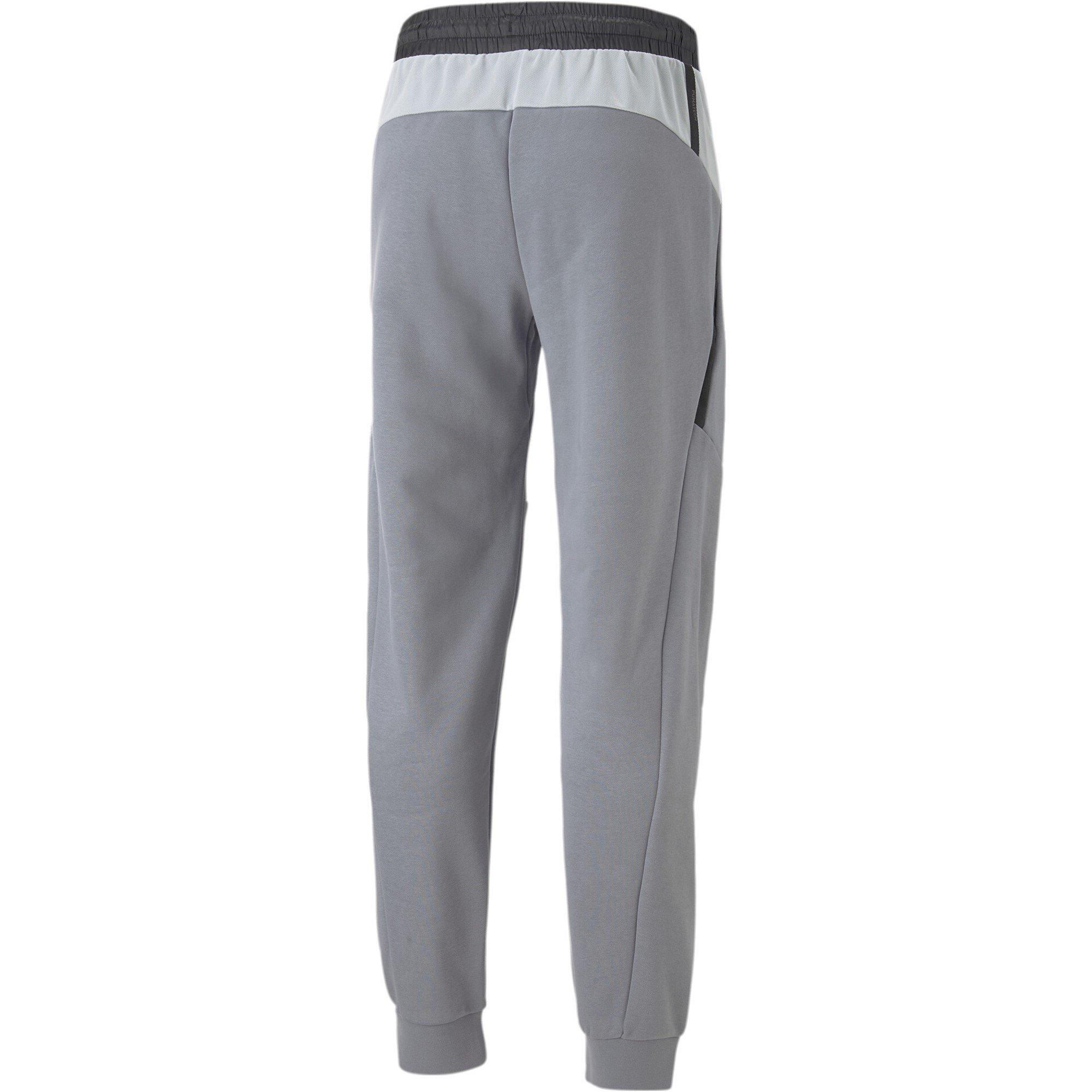 Dark Grey - Puma - Logo Jogging Bottoms Mens - 7