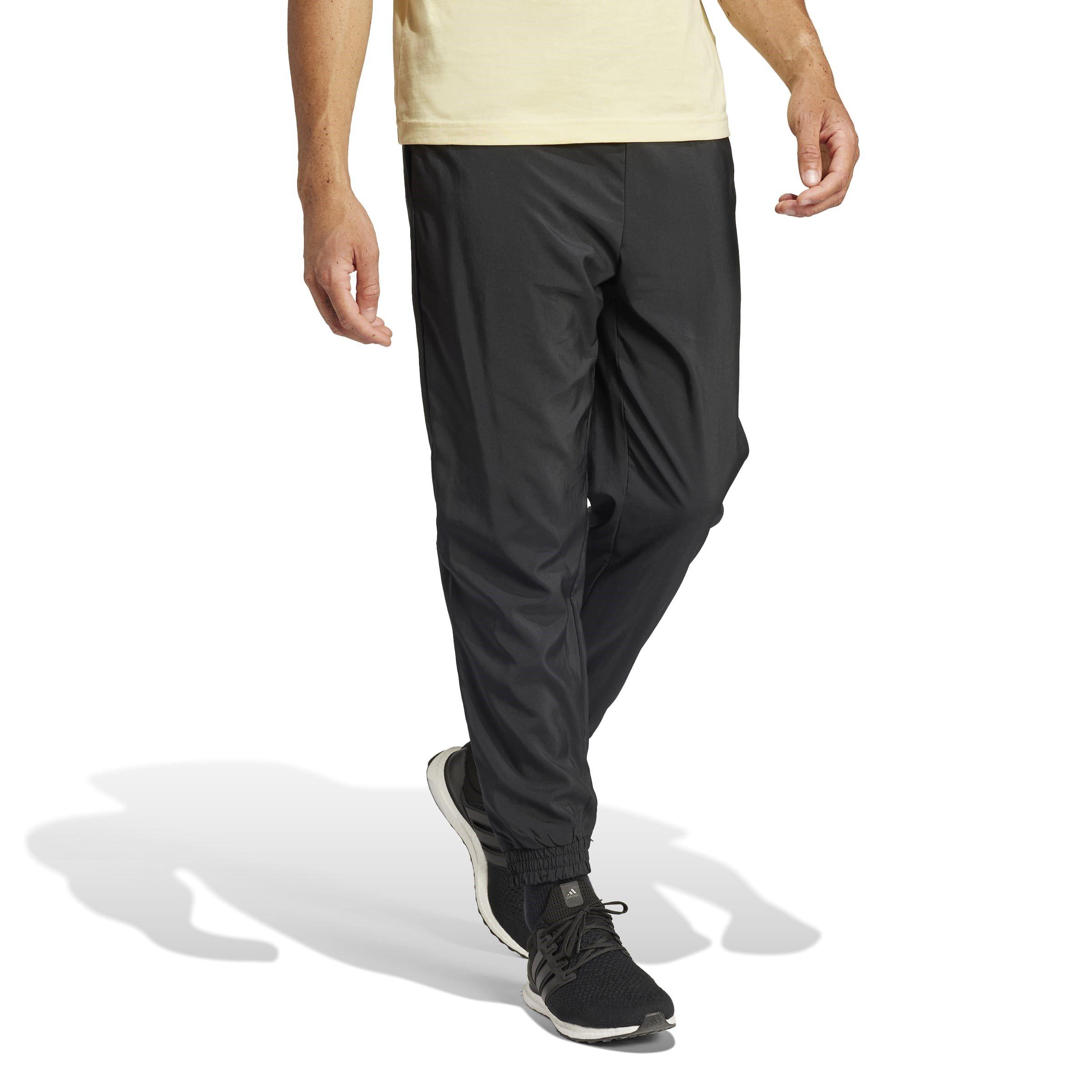 adidas All Blacks Essentials Waffle Tracksuit Bottoms All Black — foto 4