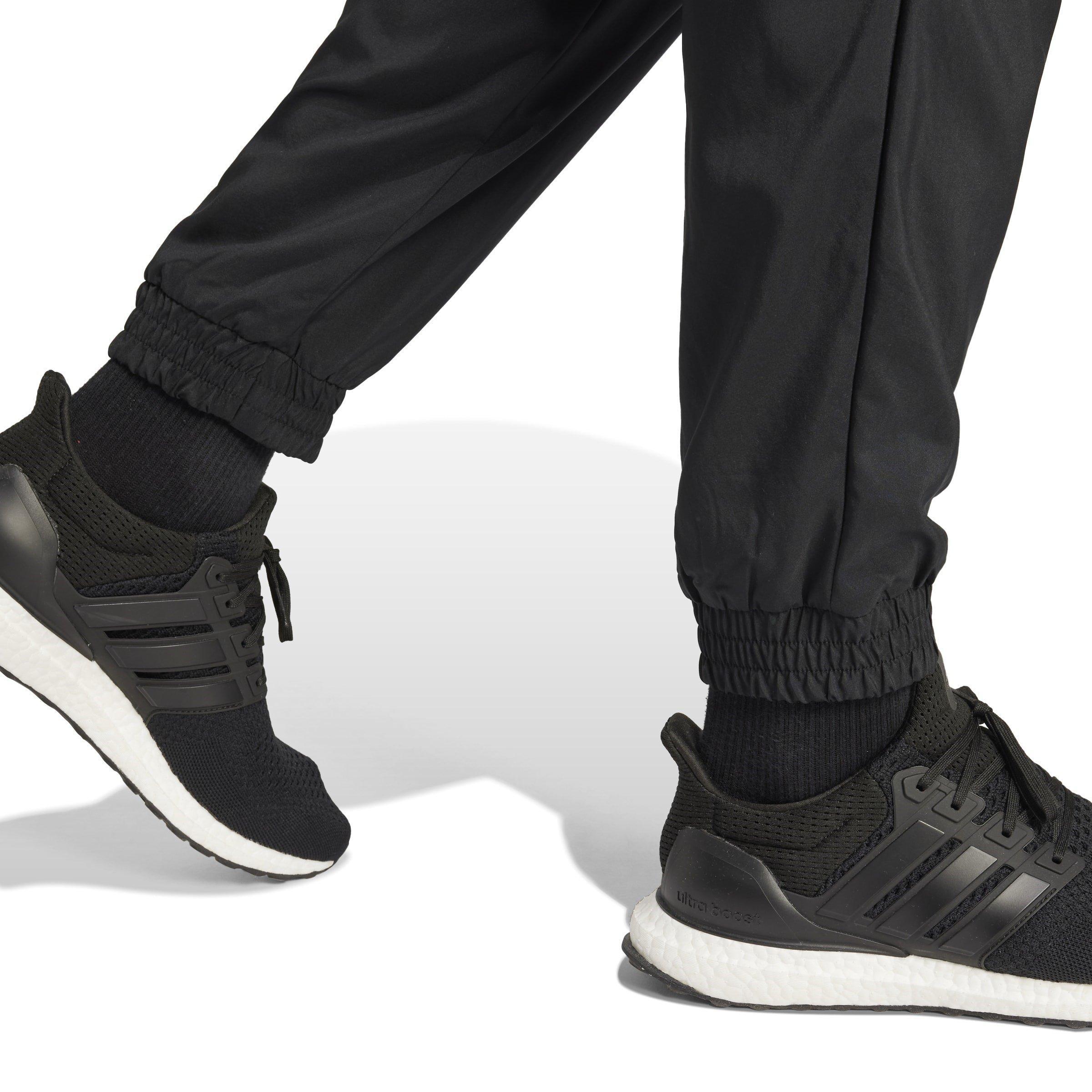 adidas All Blacks Essentials Waffle Tracksuit Bottoms All Black — foto 6