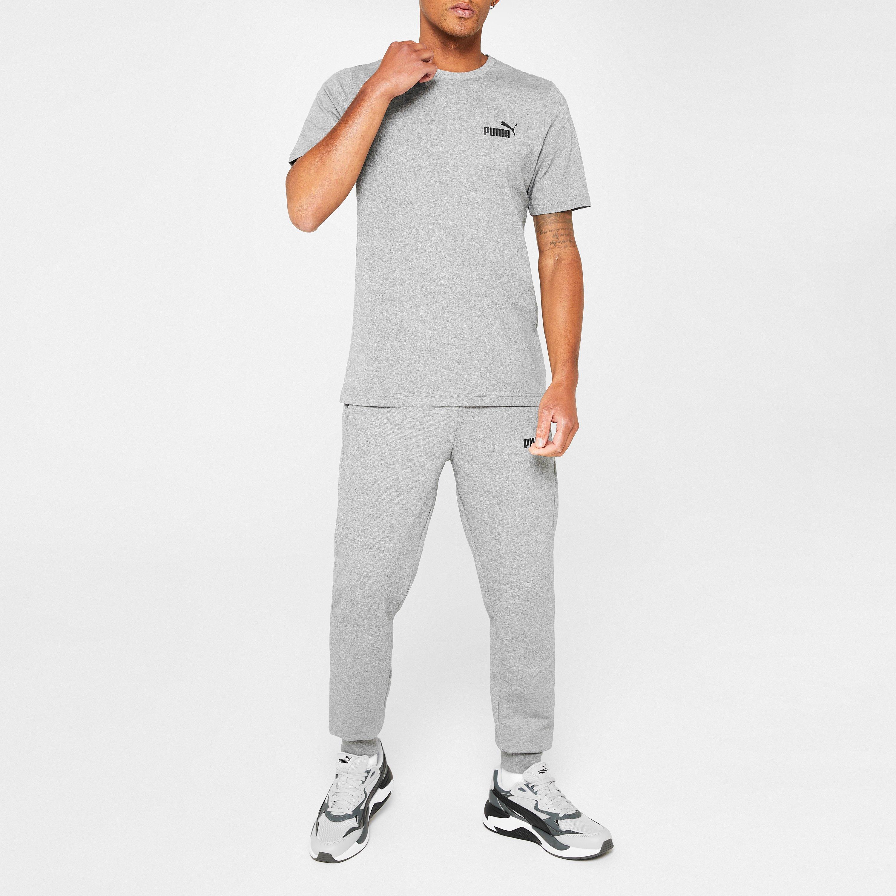 Grigio - Puma - Tapered Fleece Pants Mens - 5