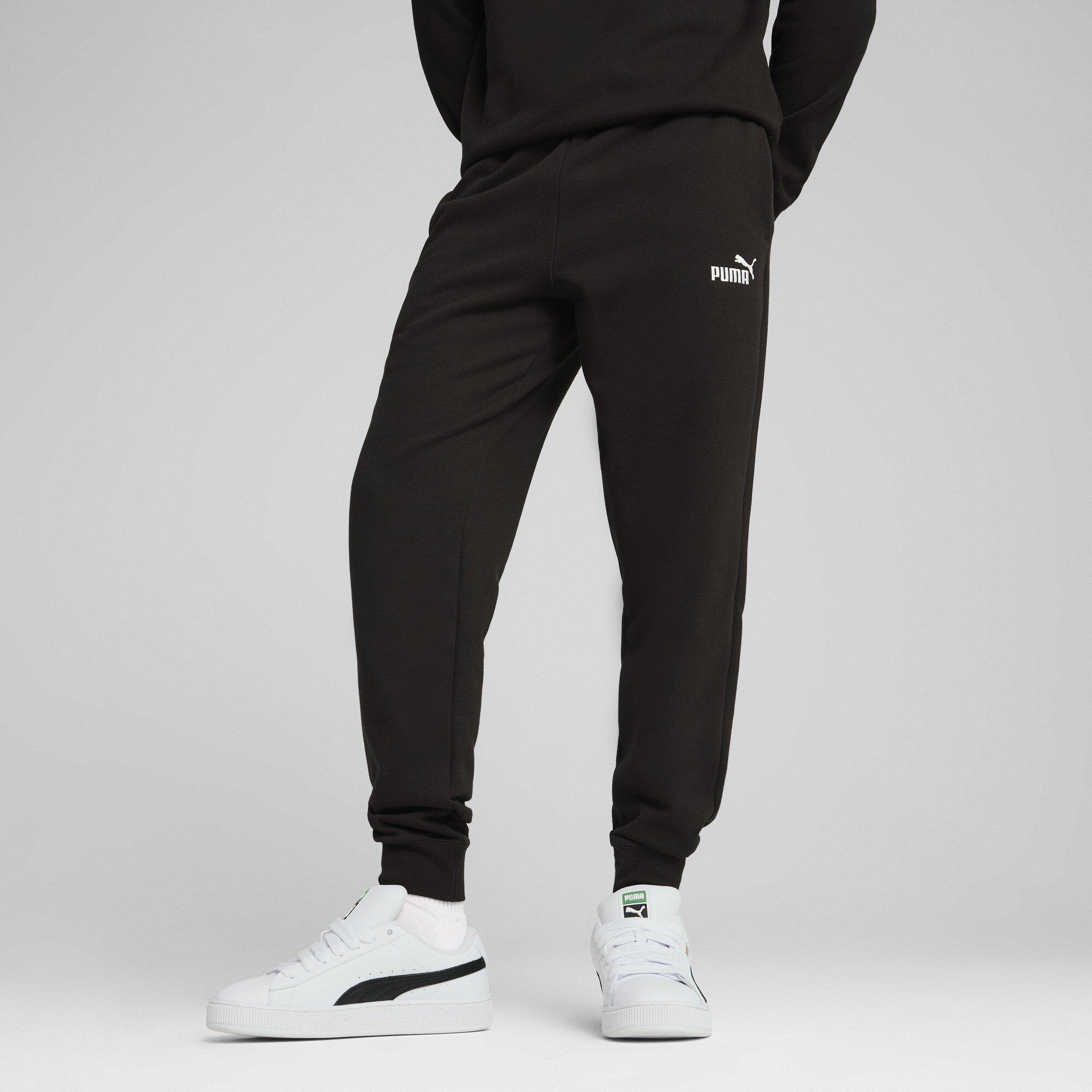 Black/White - Puma - No 1 Logo Jogging Pants Mens - 4