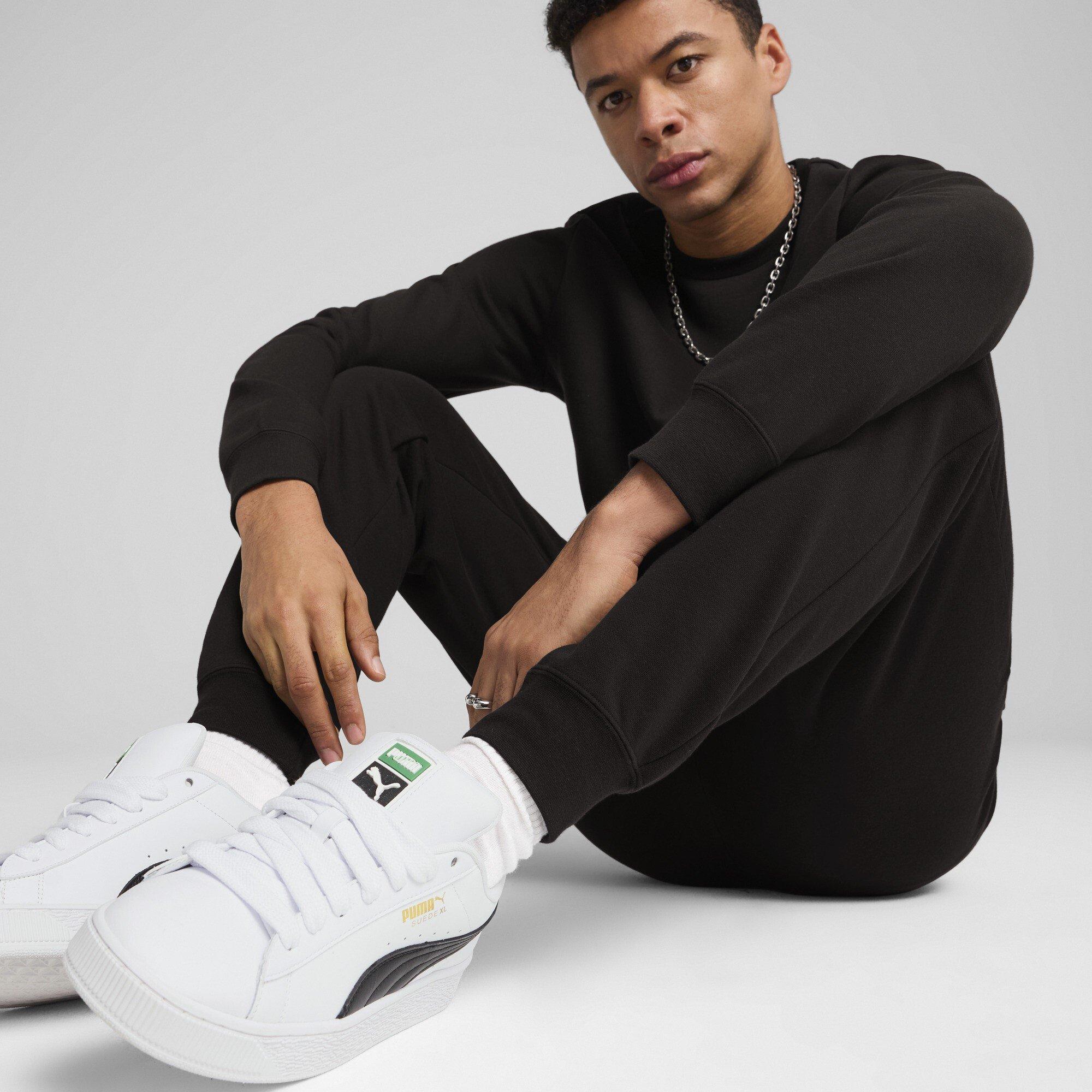 Black/White - Puma - No 1 Logo Jogging Pants Mens - 7