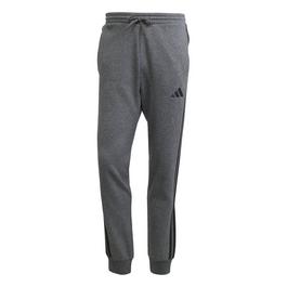 adidas Essentials Fleece Tapered Cuff 3 Stripes Joggers