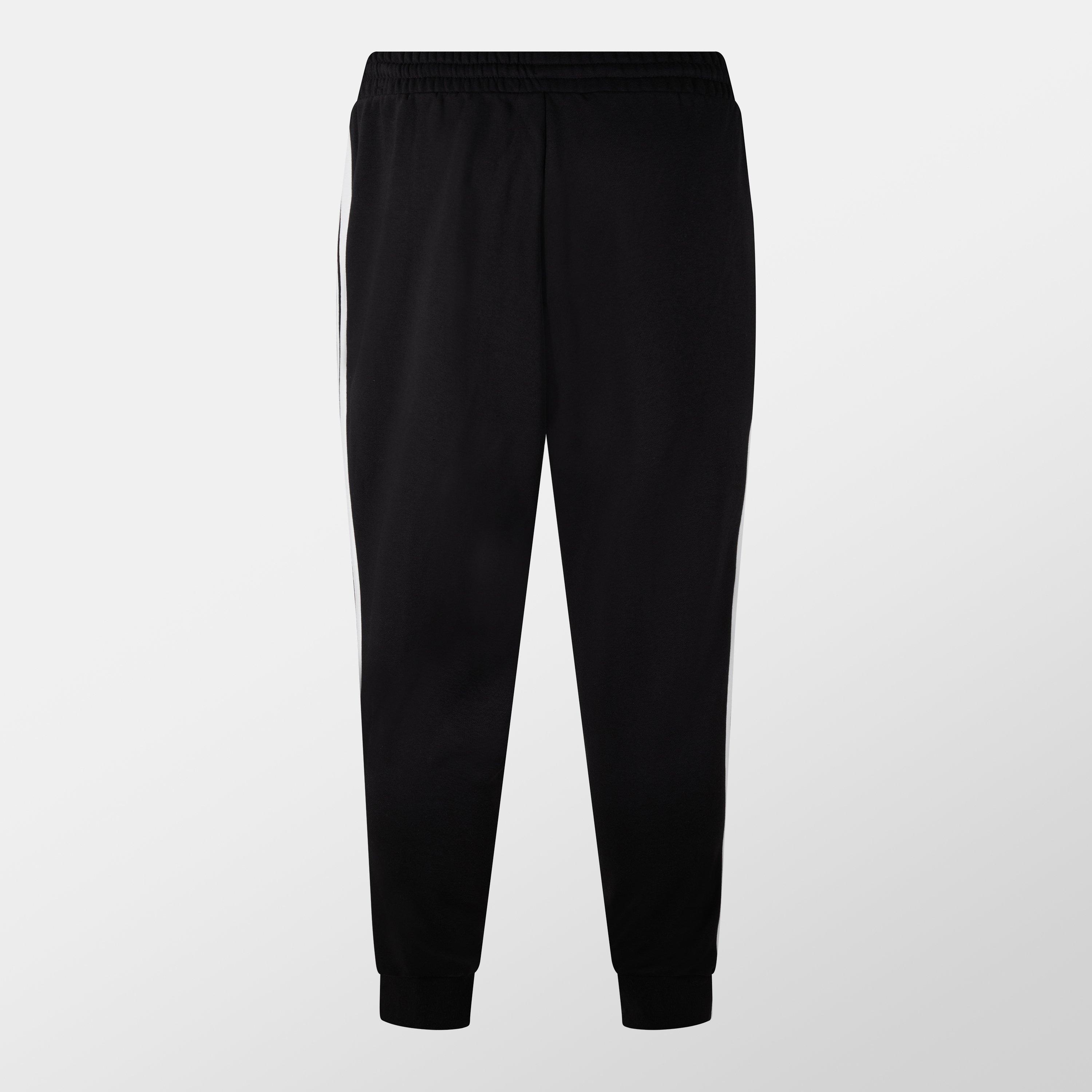 Essentials Fleece Tapered Cuff 3 Stripes Joggers