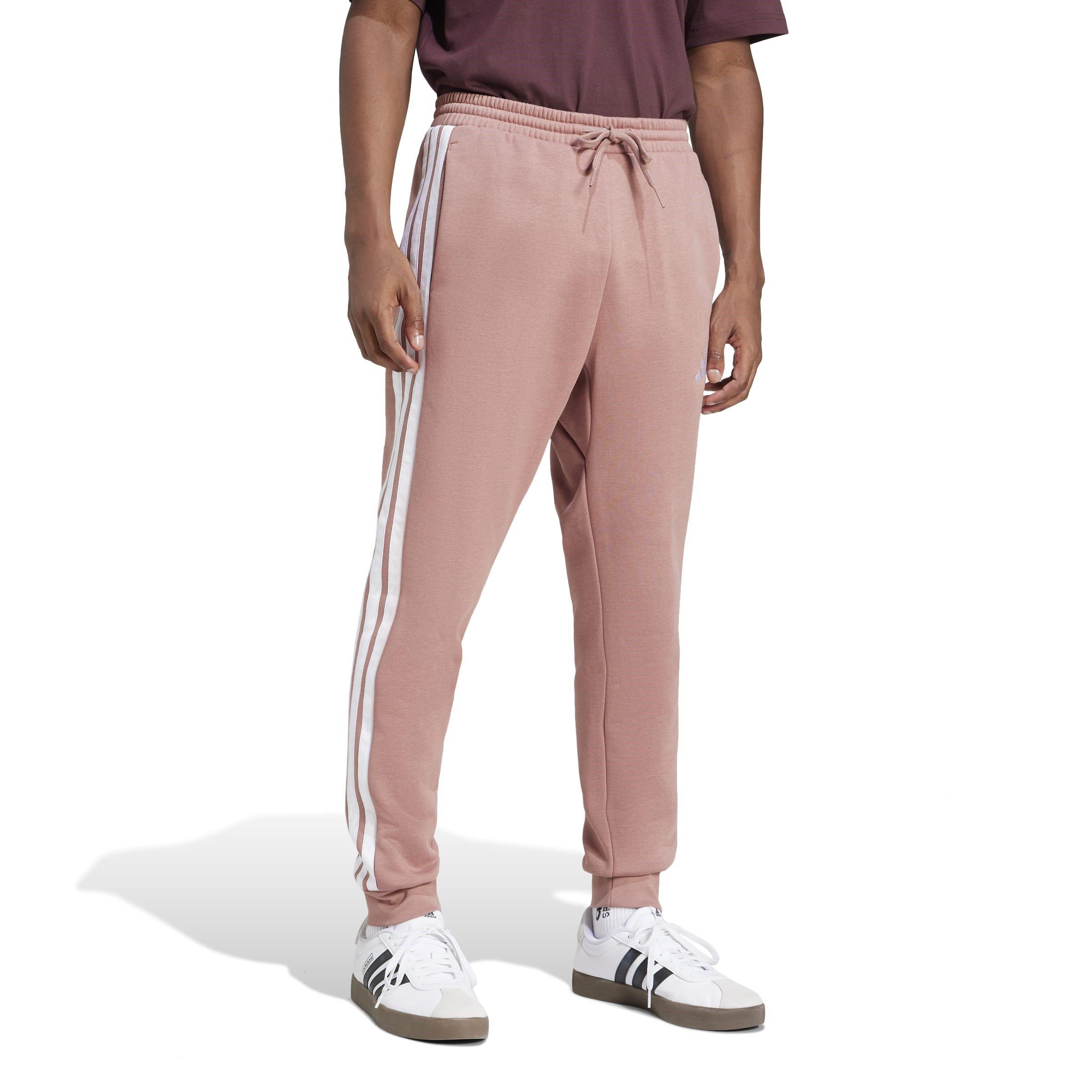 adidas | Fleece Tapered Cuff 3-Stripes Joggers | Closed Hem Fleece Jogging  Bottoms | Sports Direct